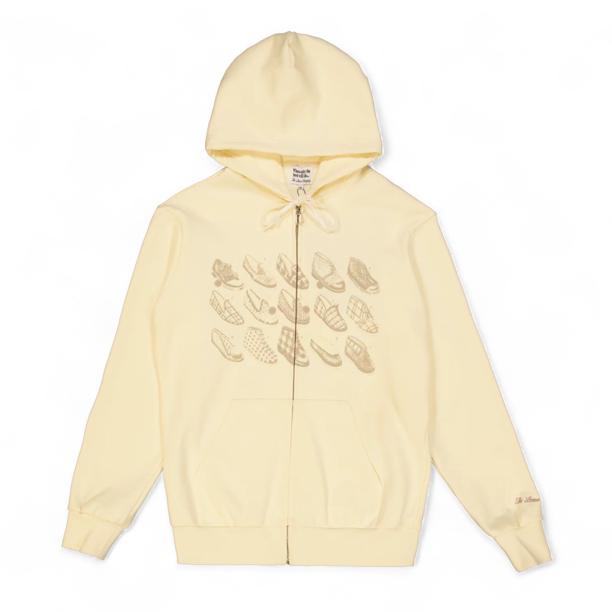 The Loose Company Slipper Zip-up Hoodie Cream