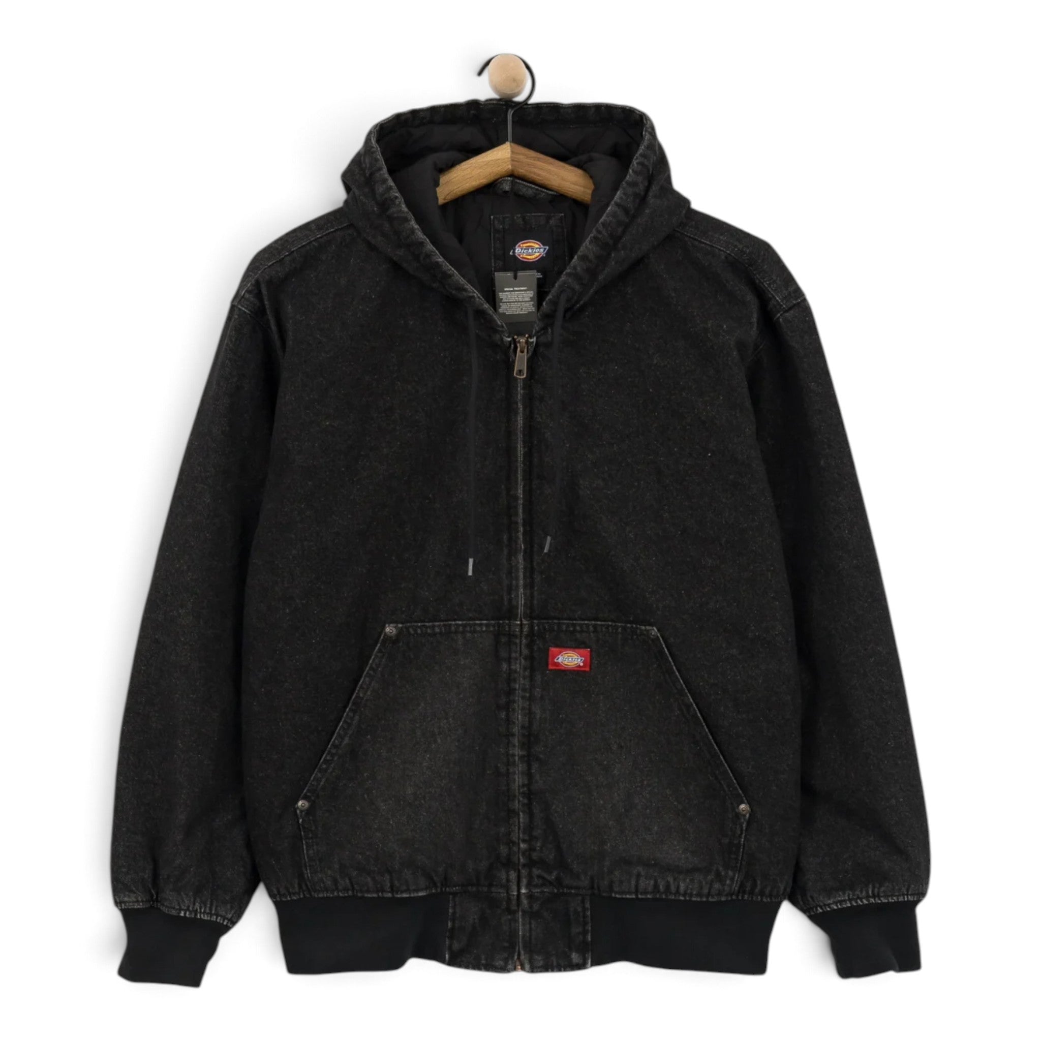 Dickies Hilham Lined Denim Hooded Bomber Jacket