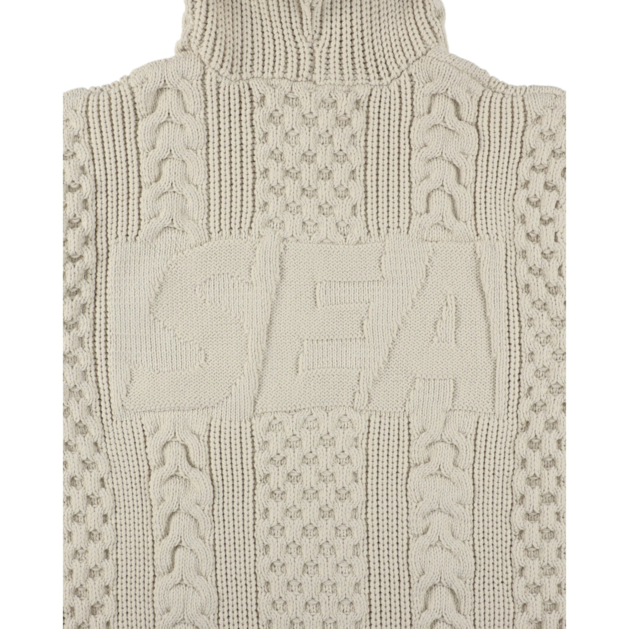 Wind And Sea Cable Knit Hooded Sweater
