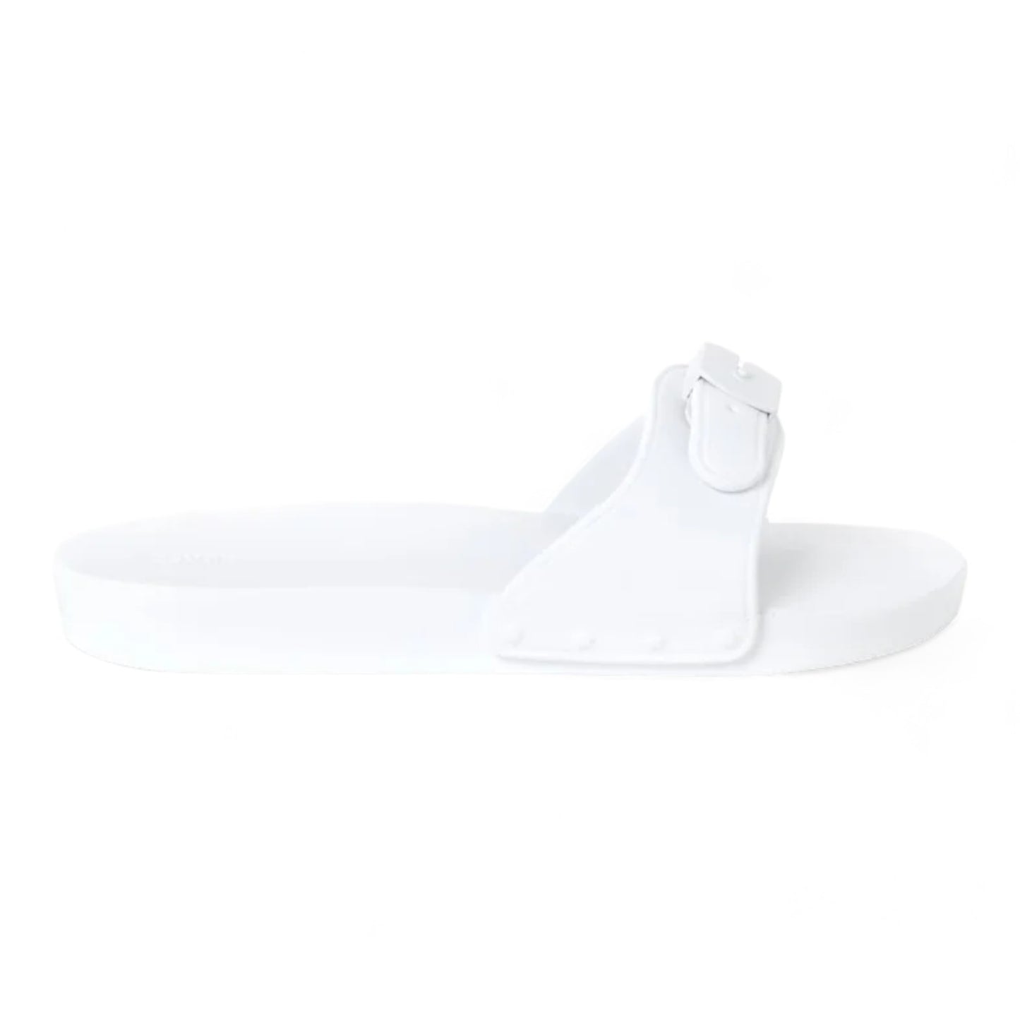 SCHOLL MULES OFF WHITE PESCURA FLAT AQUA