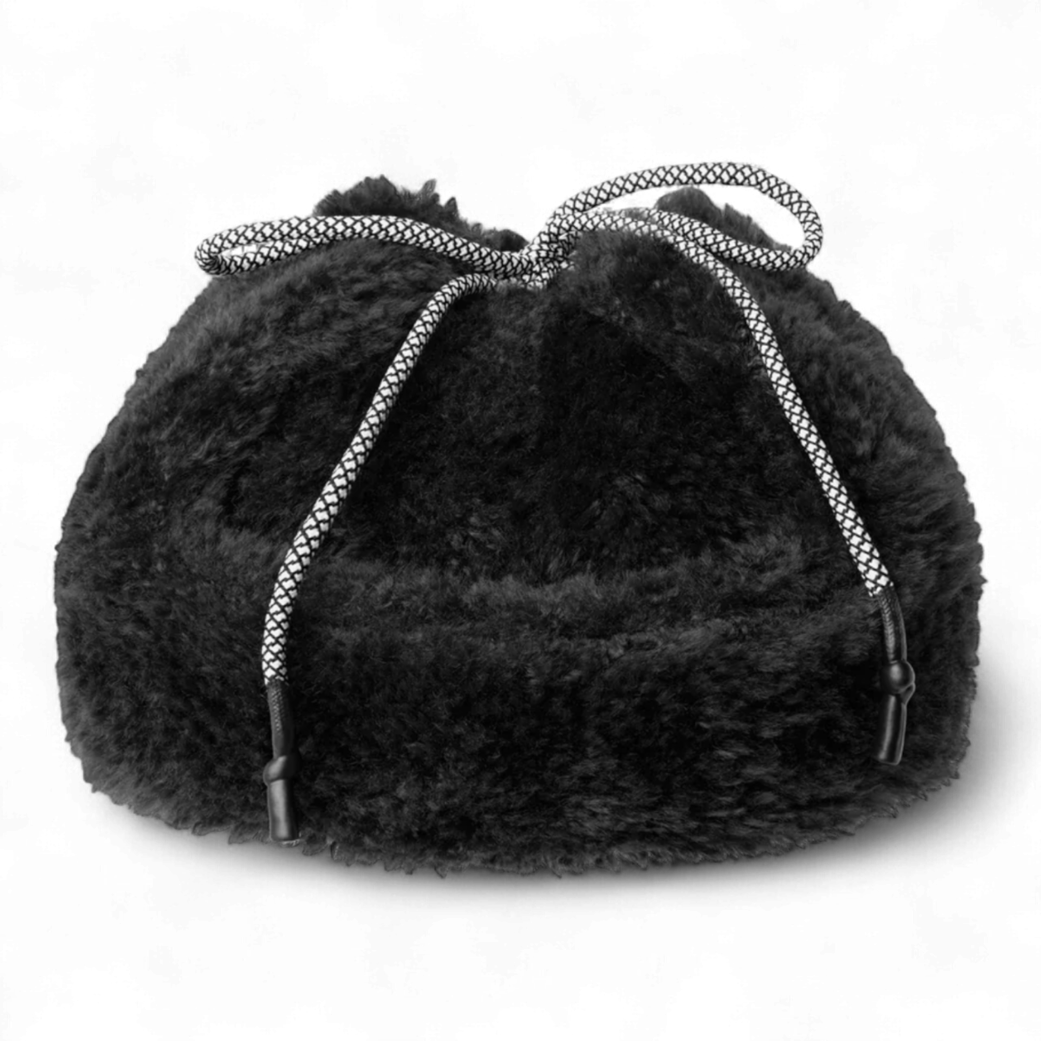 Kangol Faux Shearling Utility Flap Cap