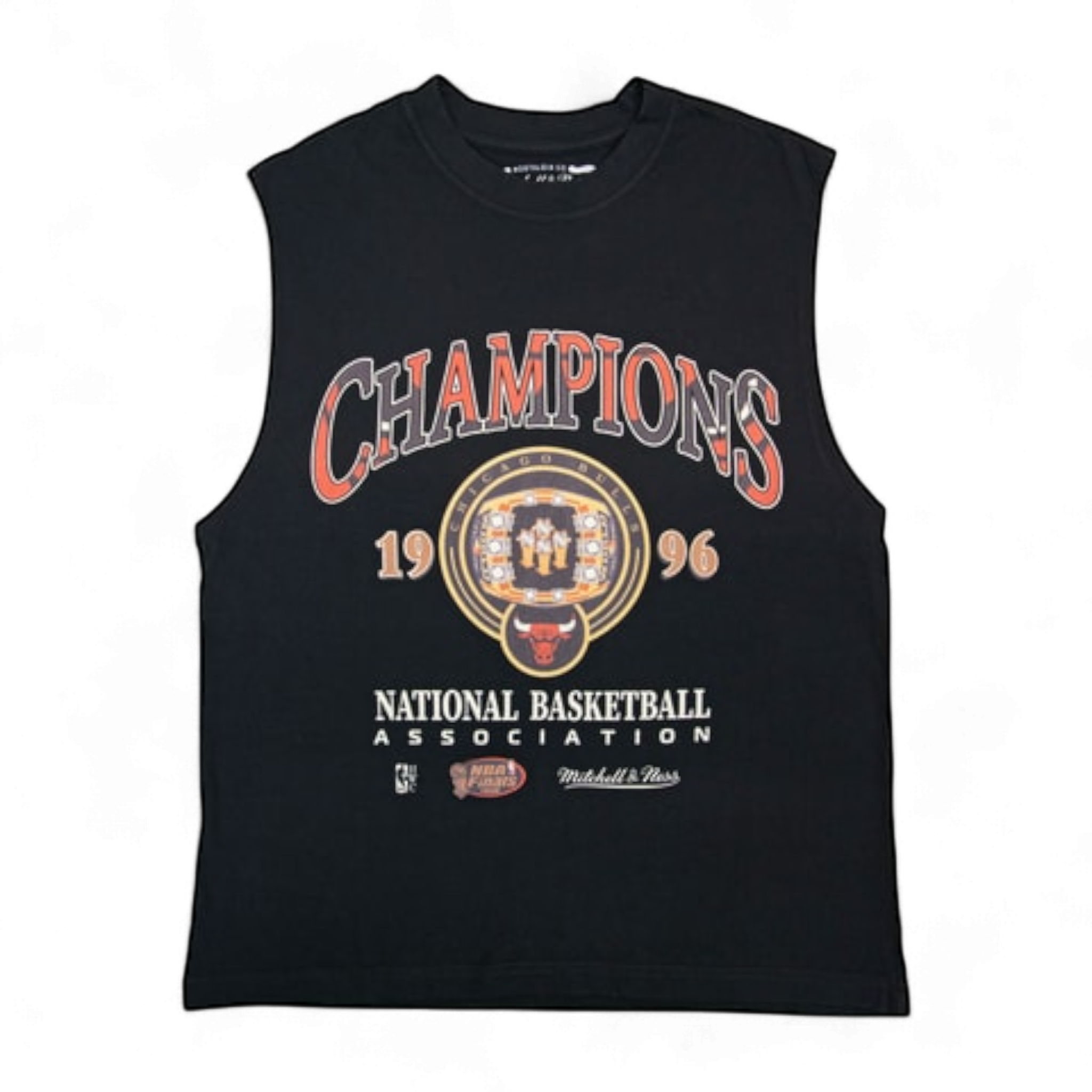 Mitchell & Ness Nba Championship Ring Tshirt Bulls 1996 Chicago Bulls T-shirt
