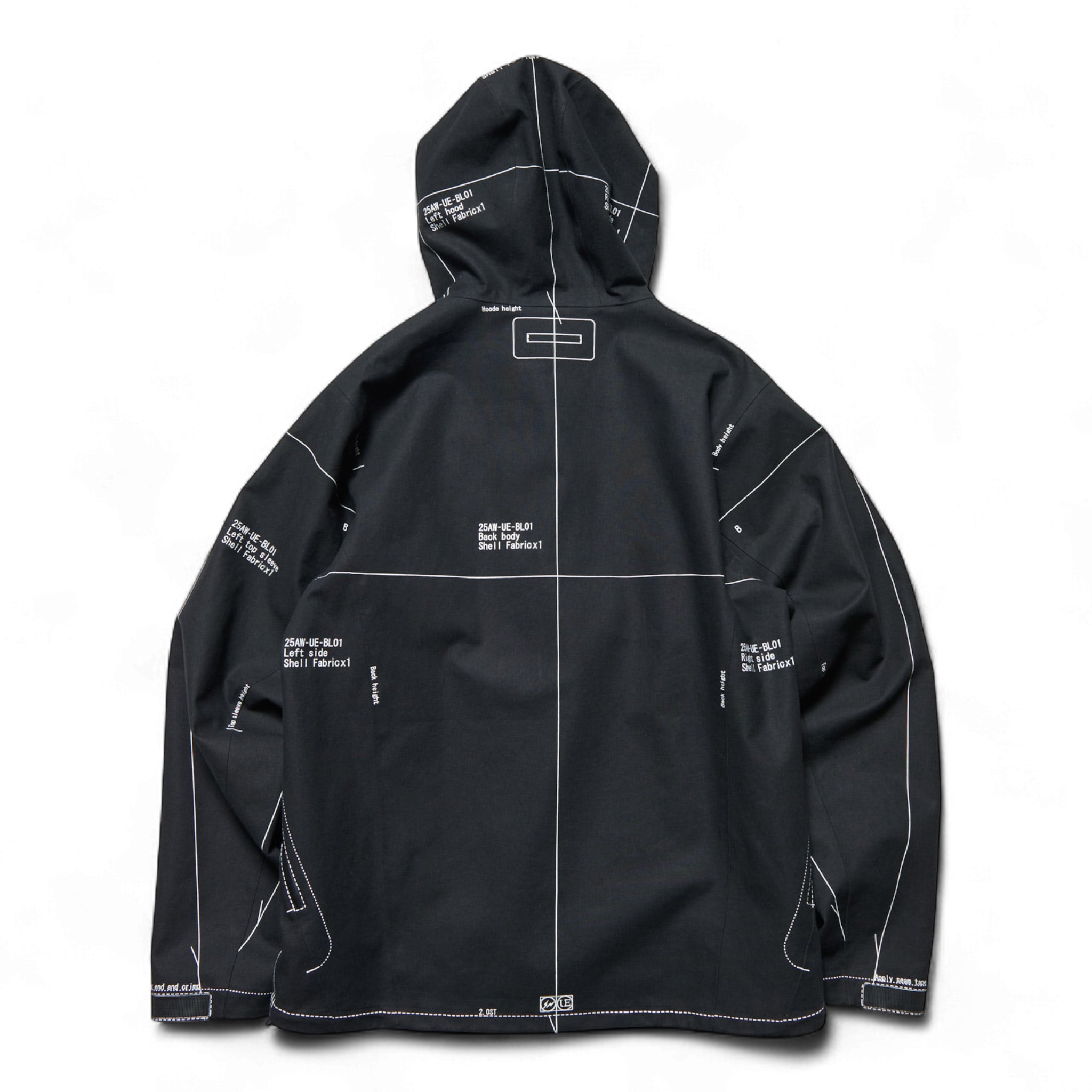 Uniform Experiment X Fragment Map-out 3-Layer Mountain Parka