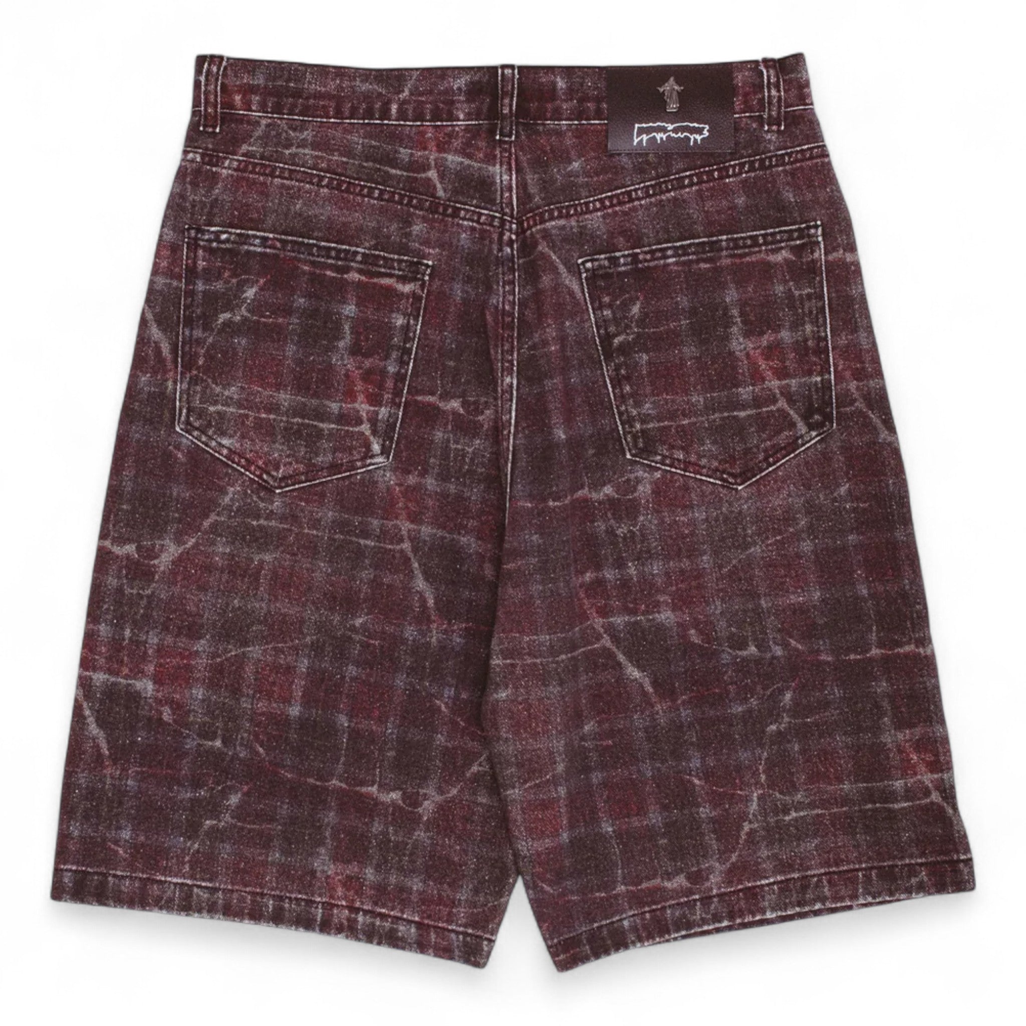 Fucking Awesome Miller Plaid Denim Short