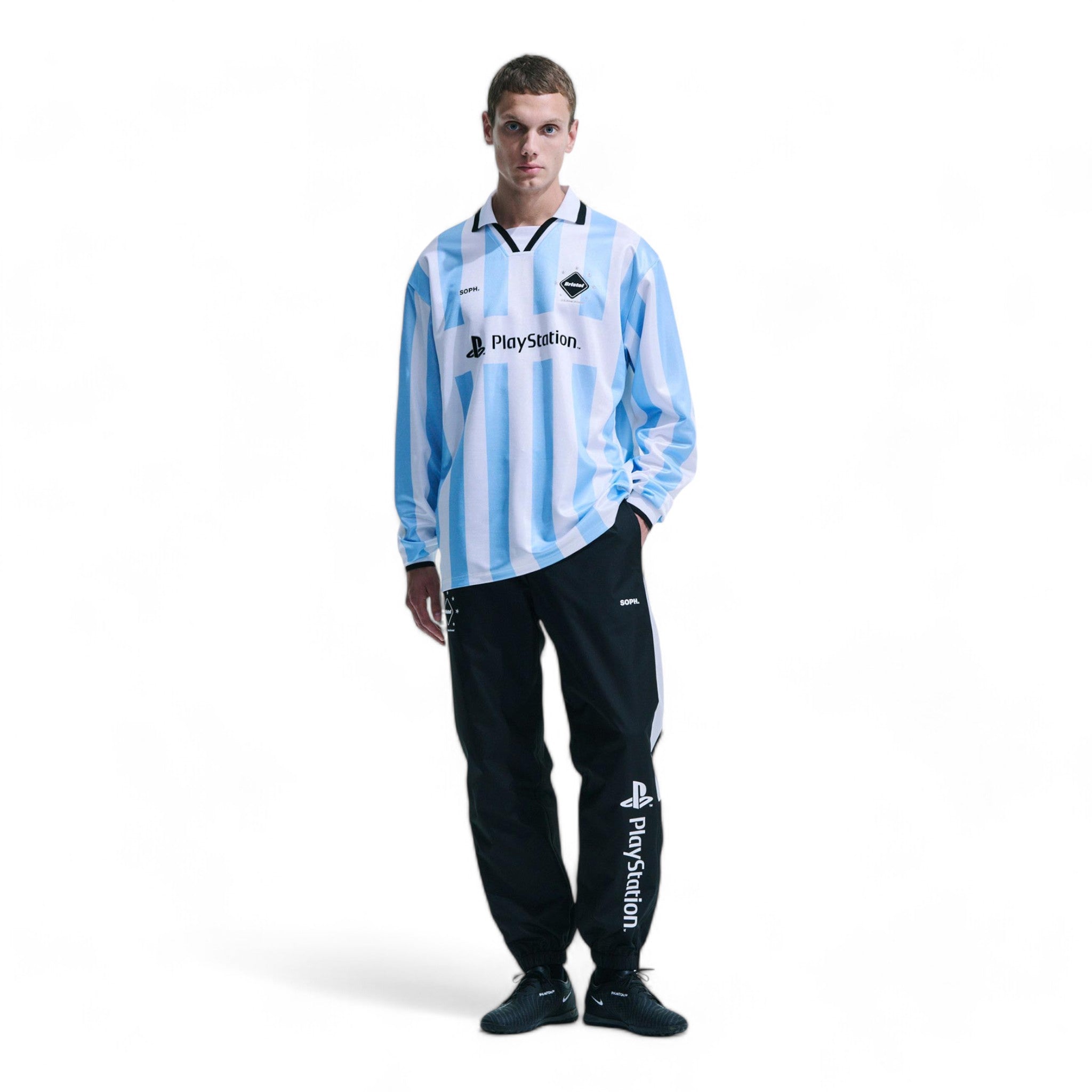 F.c Real Bristol X Playstation. L/s Oversized Game Shirt