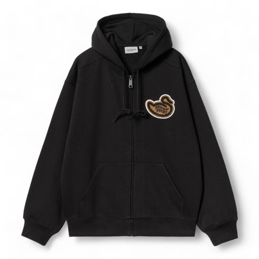 CARHARTT WIP HOODED BROWN DUCKS JACKET