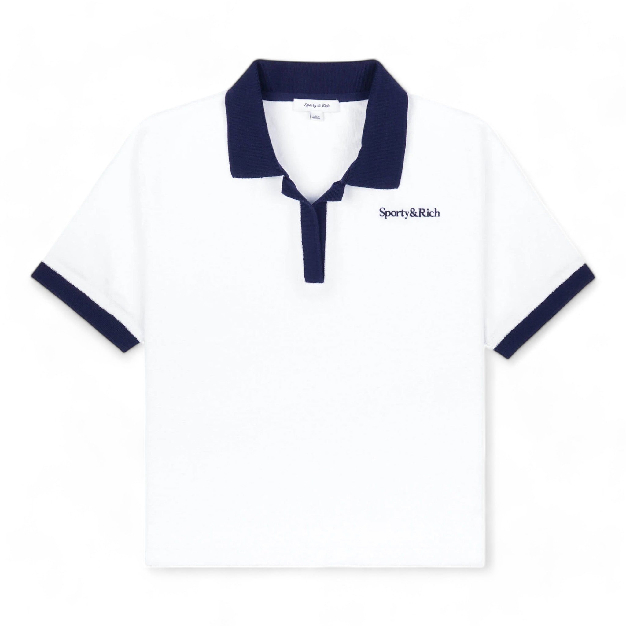 Sporty & Rich Serif Logo Terry Polo