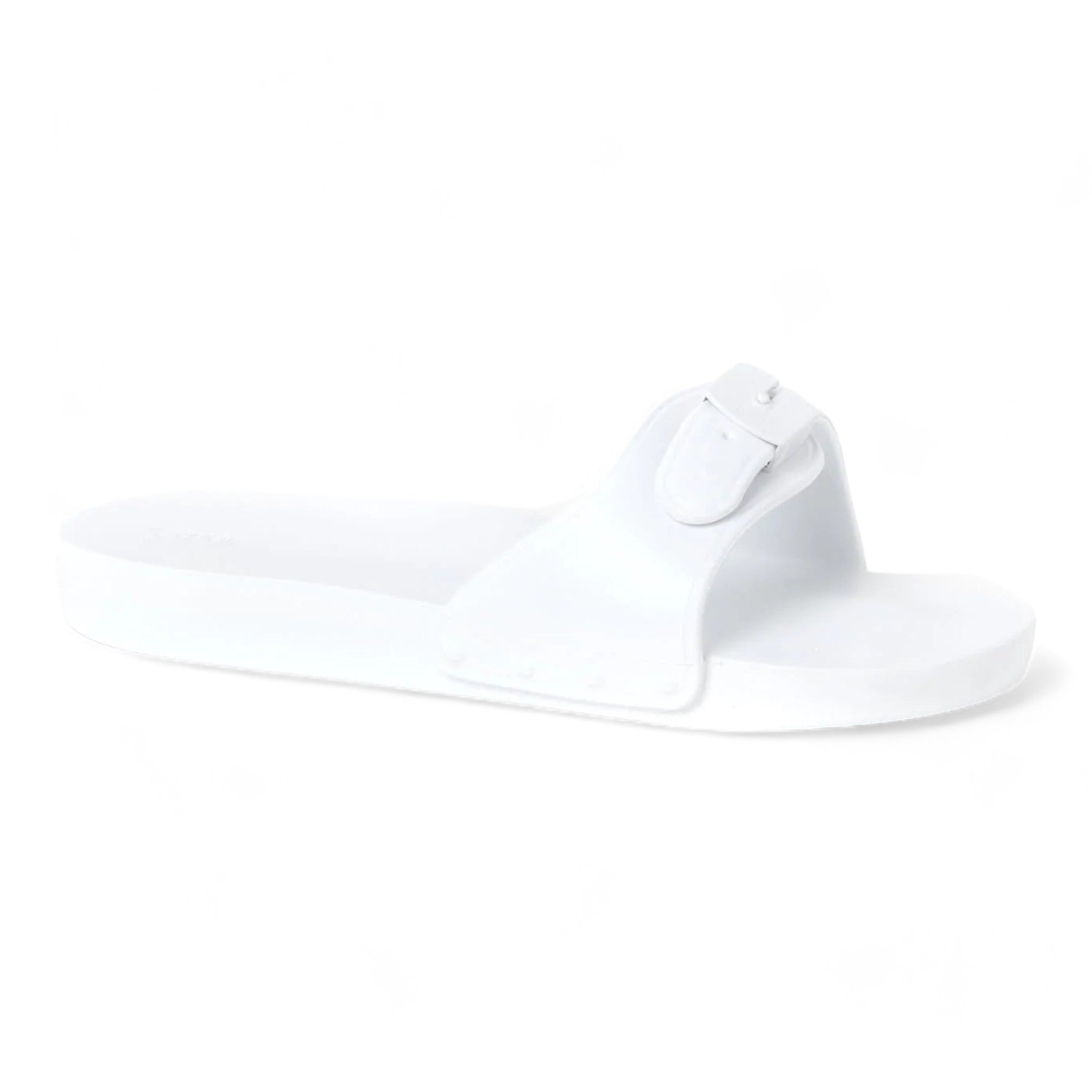 Scholl Mules Off White Pescura Flat Aqua