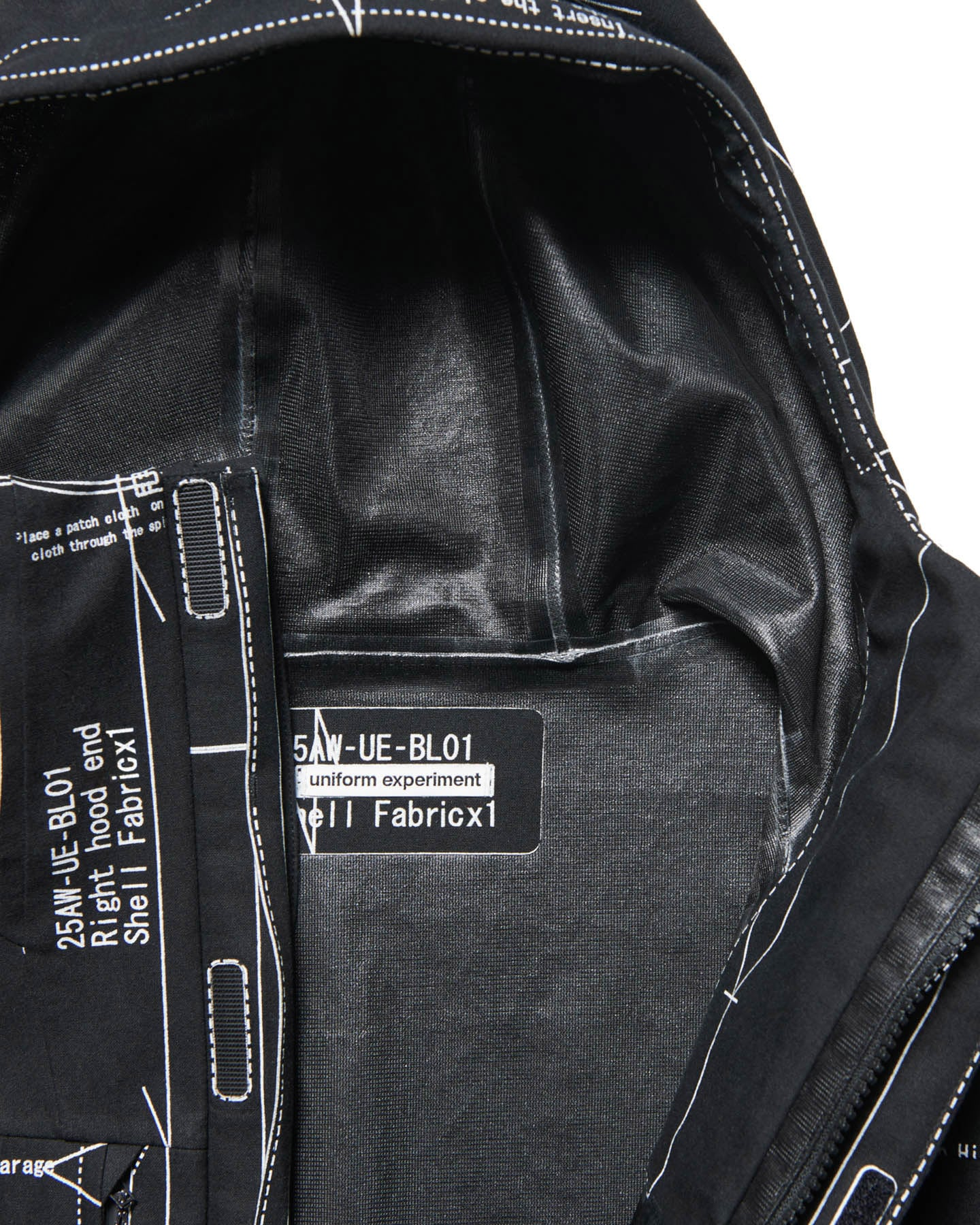 Uniform Experiment X Fragment Map-out 3-Layer Mountain Parka