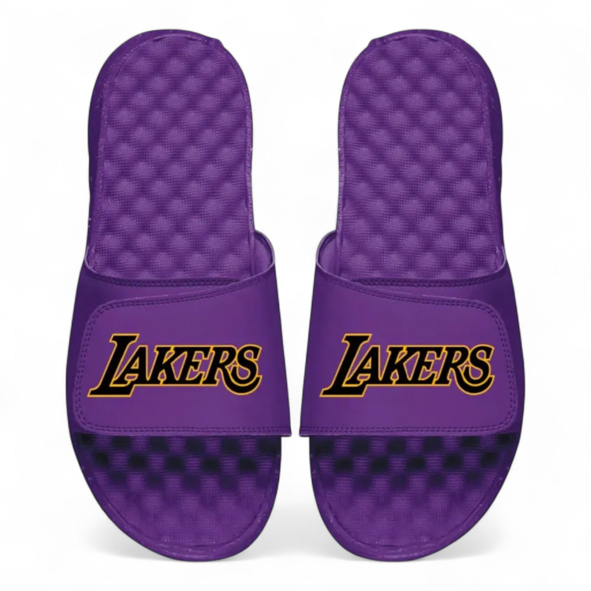 Islide Lakers Purple Wordmark Slides