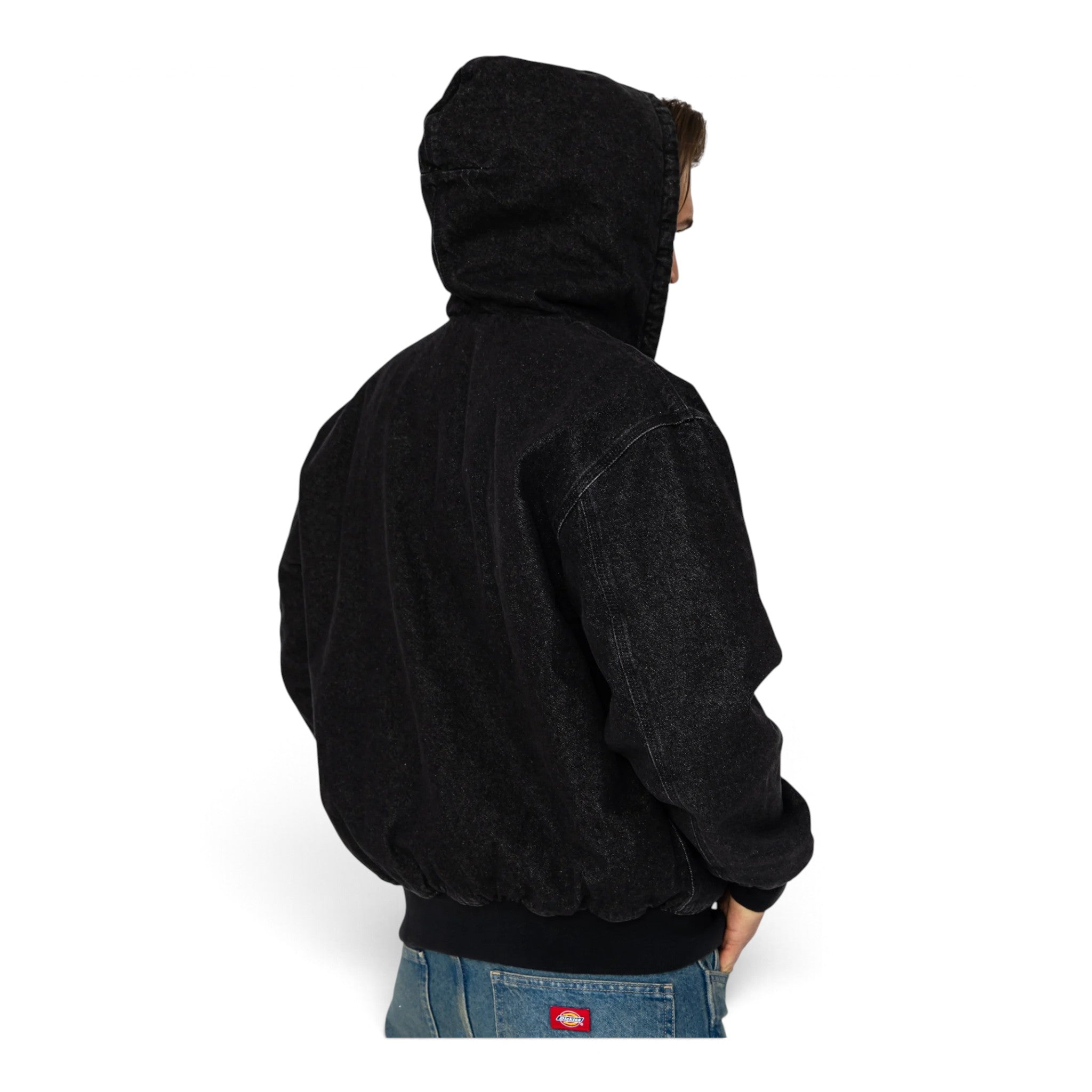 Dickies Hilham Lined Denim Hooded Bomber Jacket
