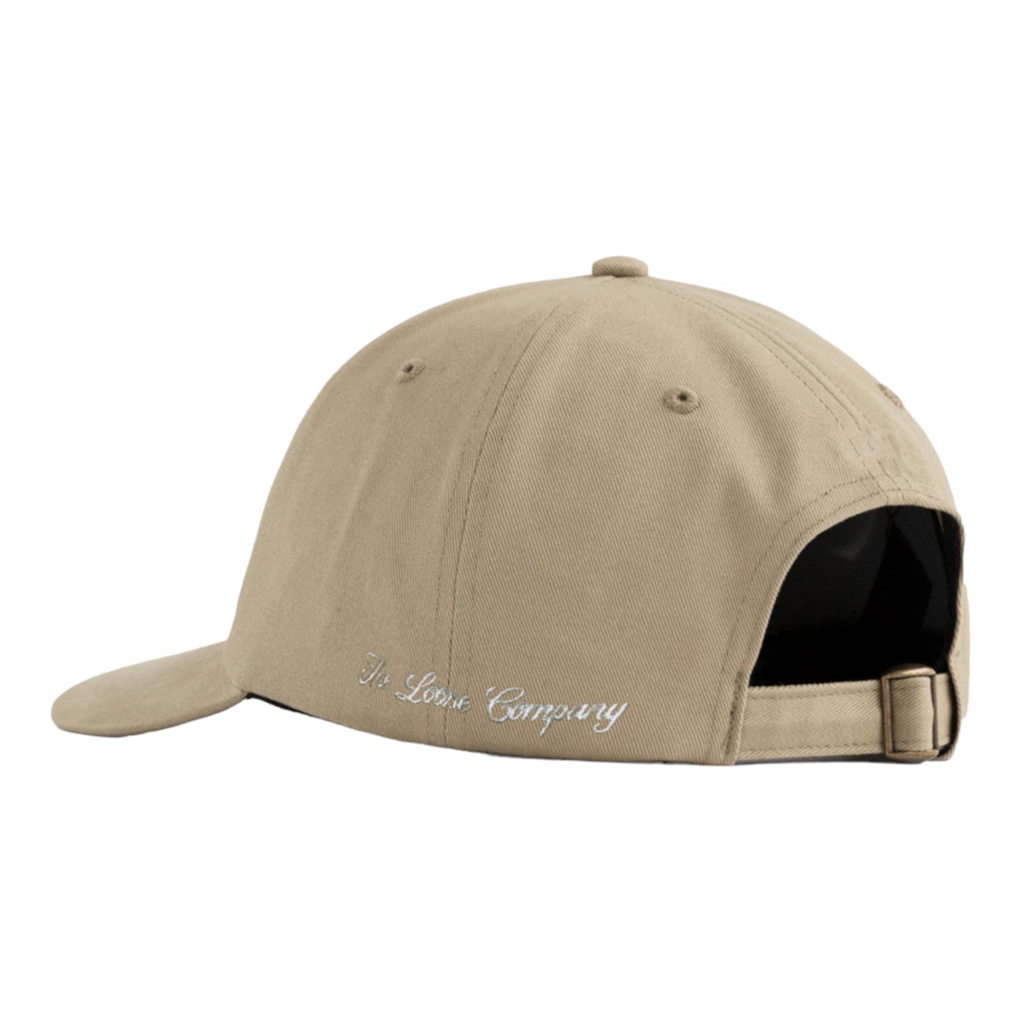 THE LOOSE COMPANY LOGO CAP BEIGE