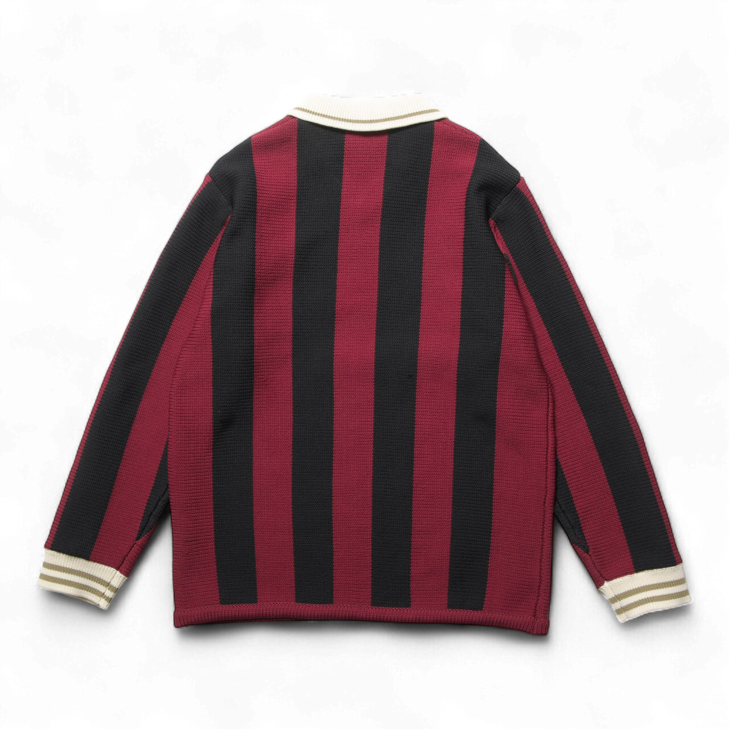 F.C REAL BRISTOL STRIPE KNIT SHIRT