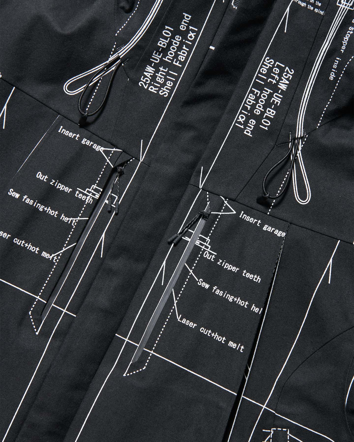 Uniform Experiment X Fragment Map-out 3-Layer Mountain Parka