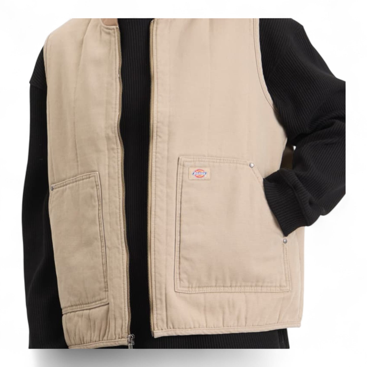 DICKIES QUILTED CANVAS VEST
