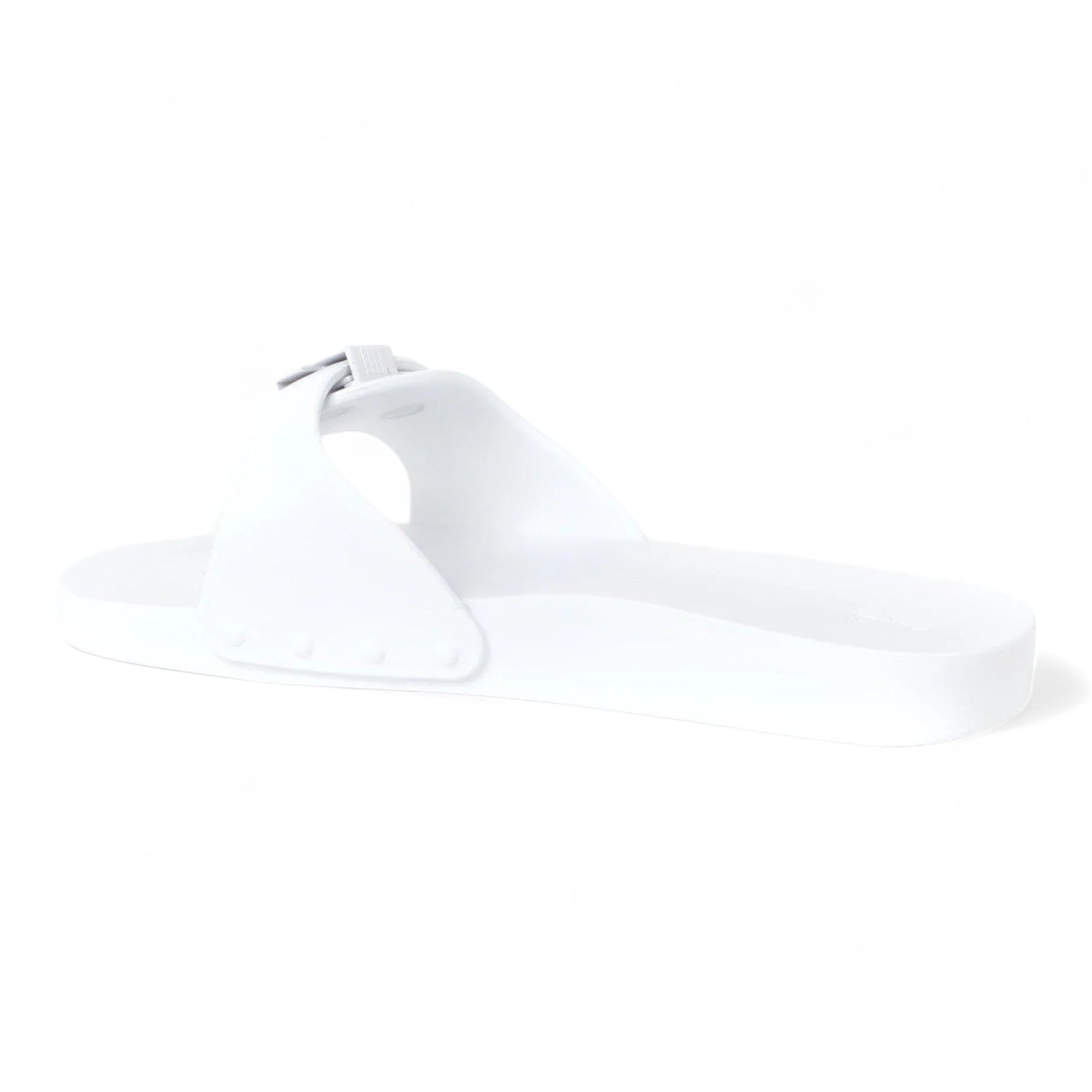 Scholl Mules Off White Pescura Flat Aqua