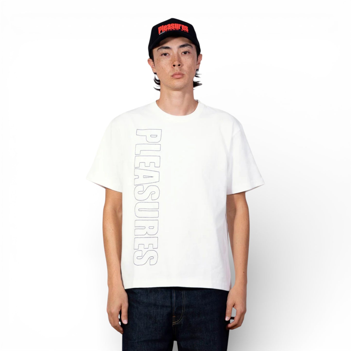 PLEASURES OUTLINE HEAVYWEIGHT SHIRT