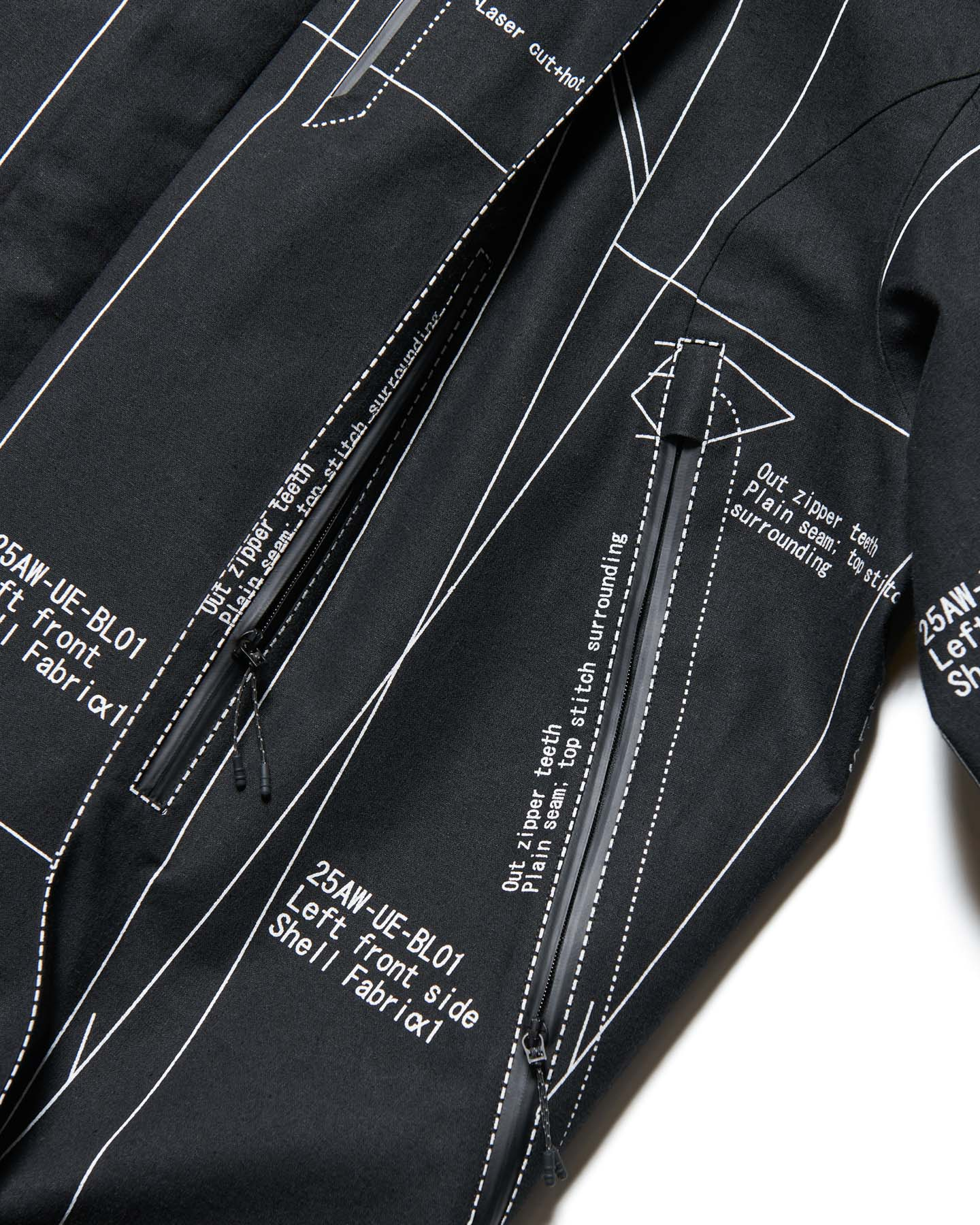 Uniform Experiment X Fragment Map-out 3-Layer Mountain Parka