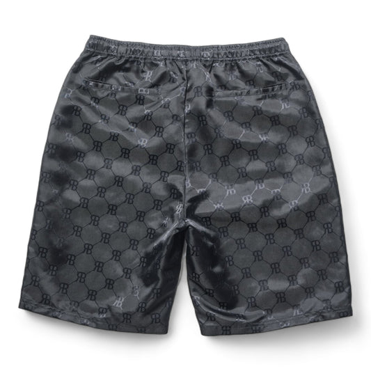 F.C REAL BRISTOL MONOGRAM JACQUARD NYLON SHORTS