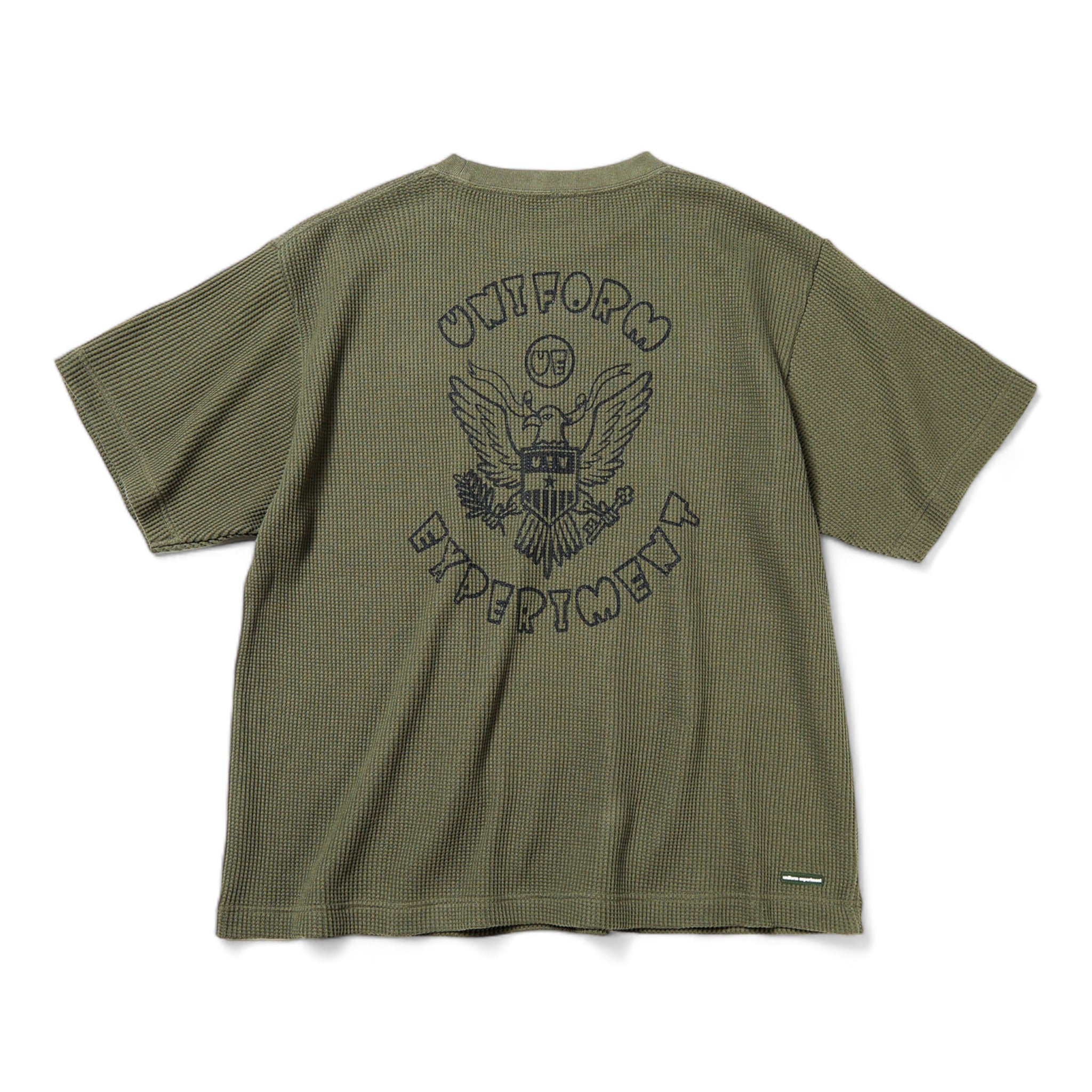 Uniform Experiment Ue Navy Waffle Tee