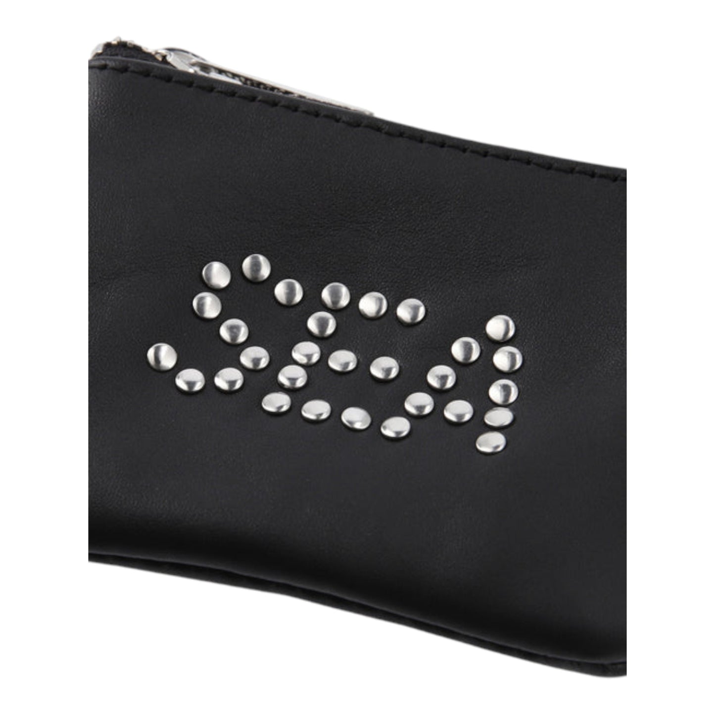 WIND AND SEA STUDDED LEATHER COIN CASE