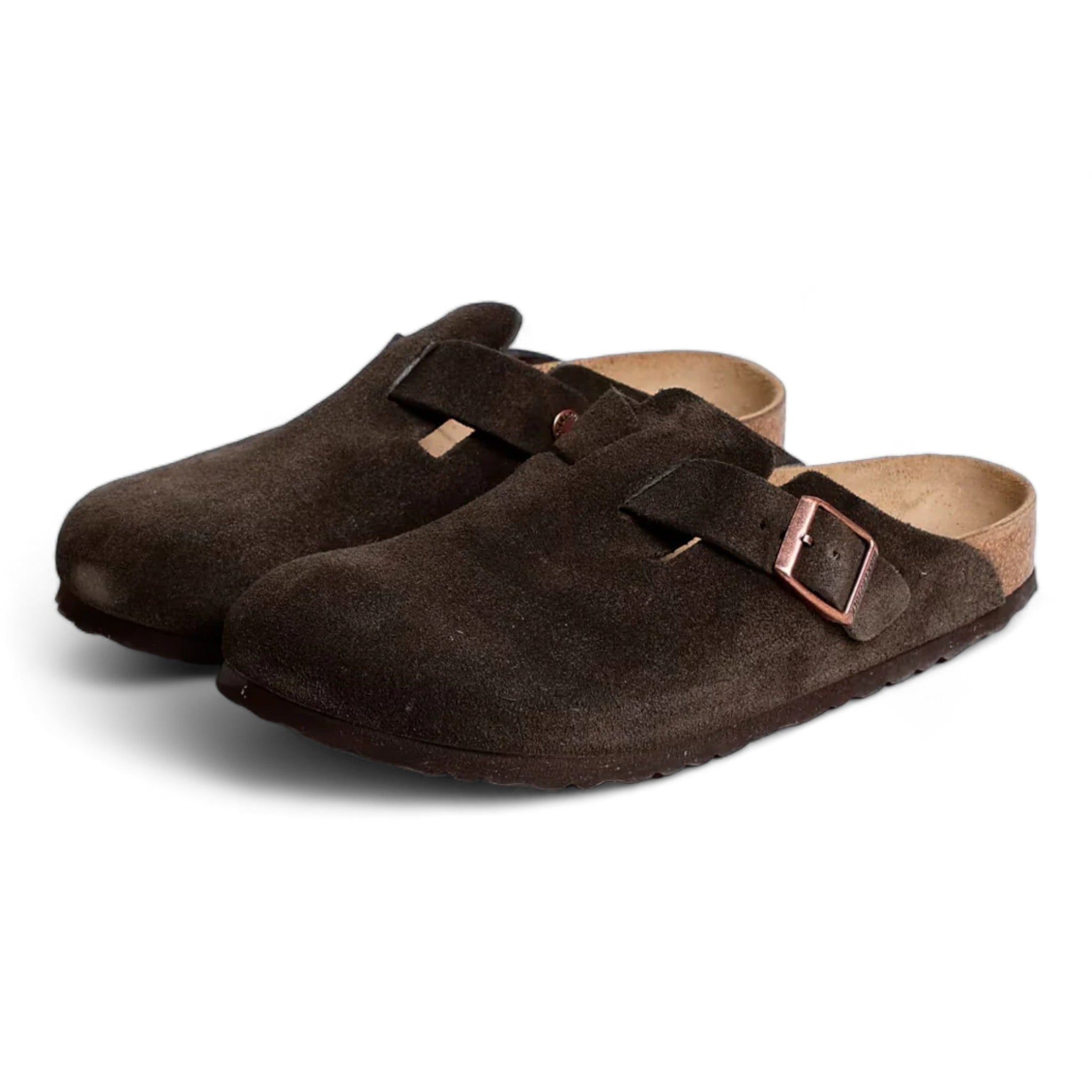 Birkenstock Boston Suede Mocca