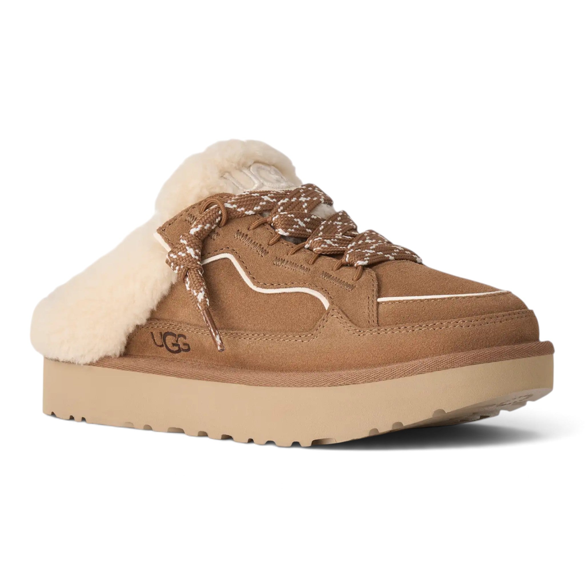 Womens Ugg Lowmel Mule Trainer Chestnut