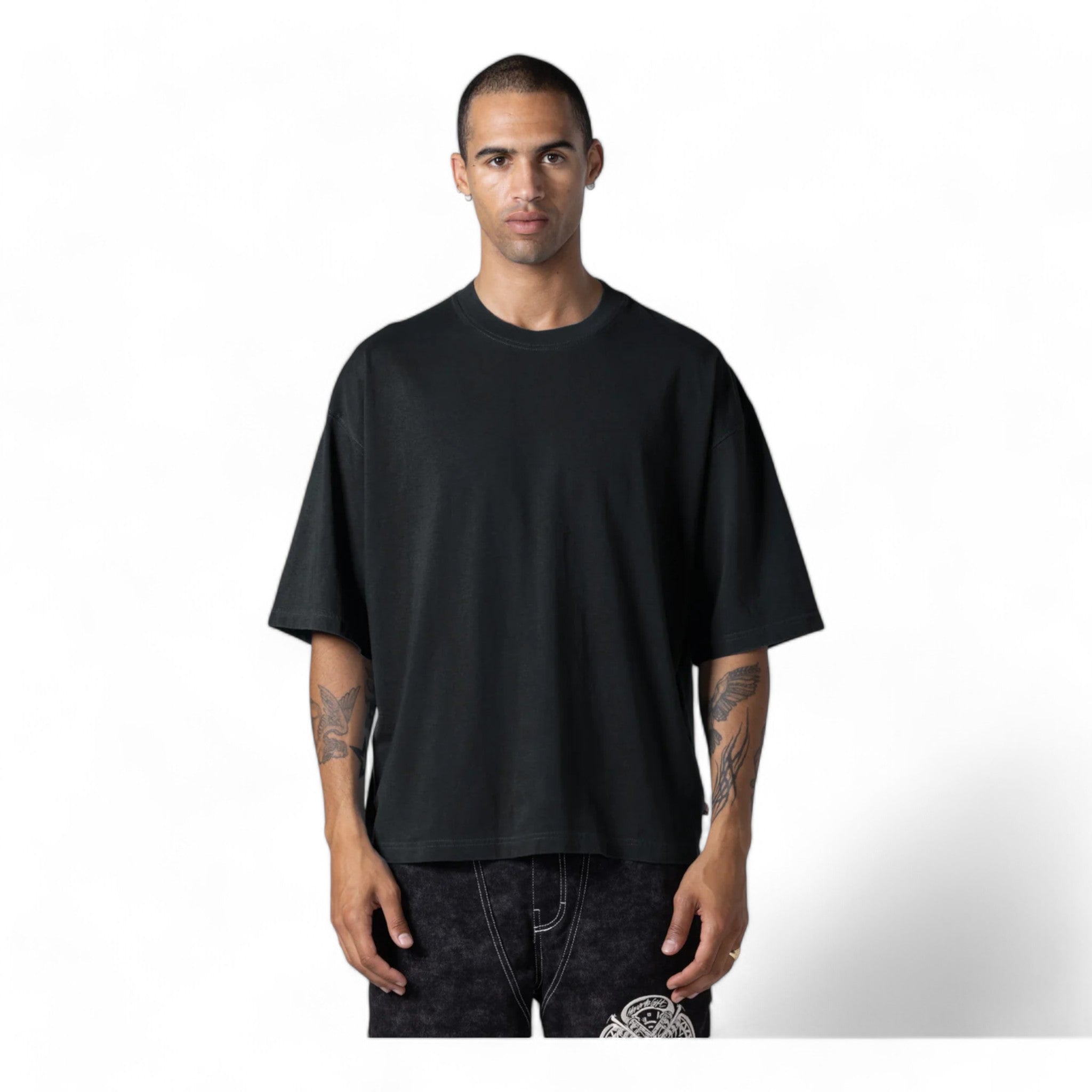 Honor The Gift Crest Logo Box Tee
