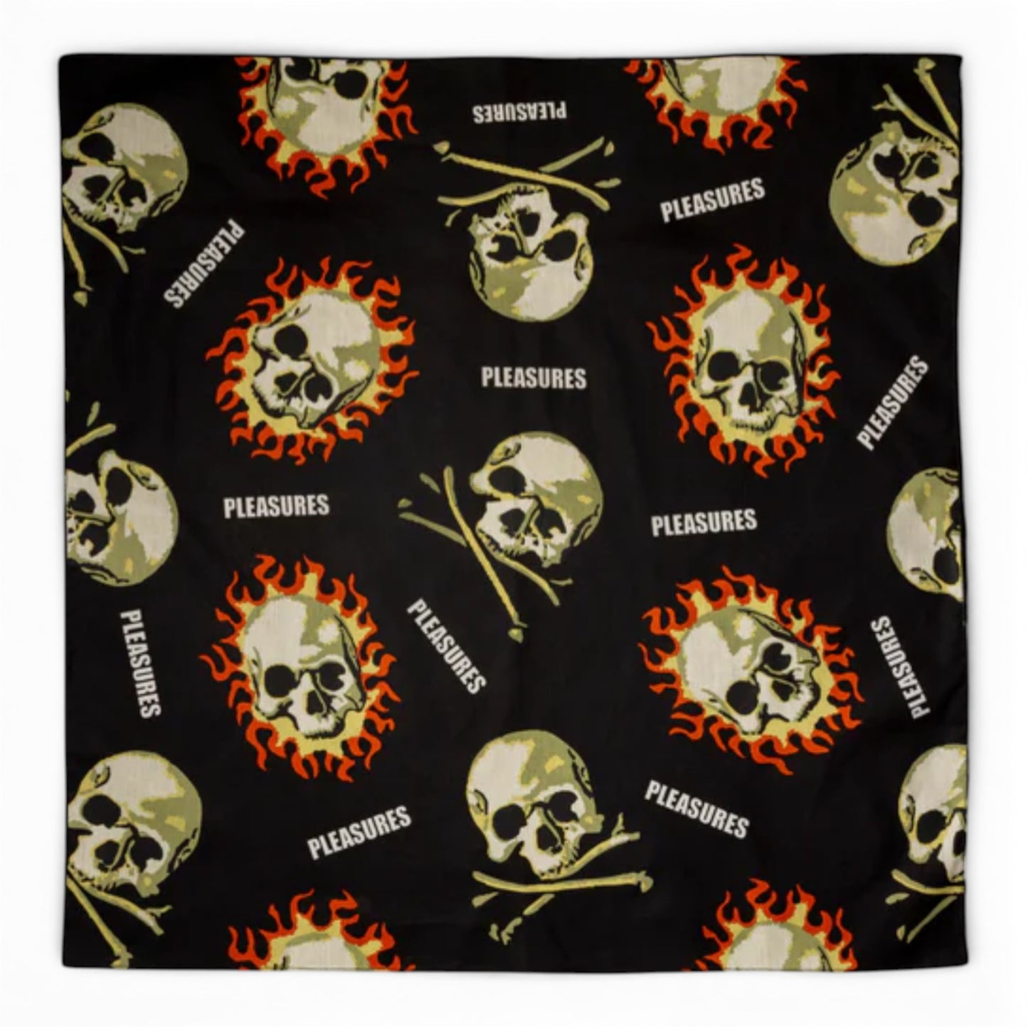 PLEASURES SKULL BANDANA