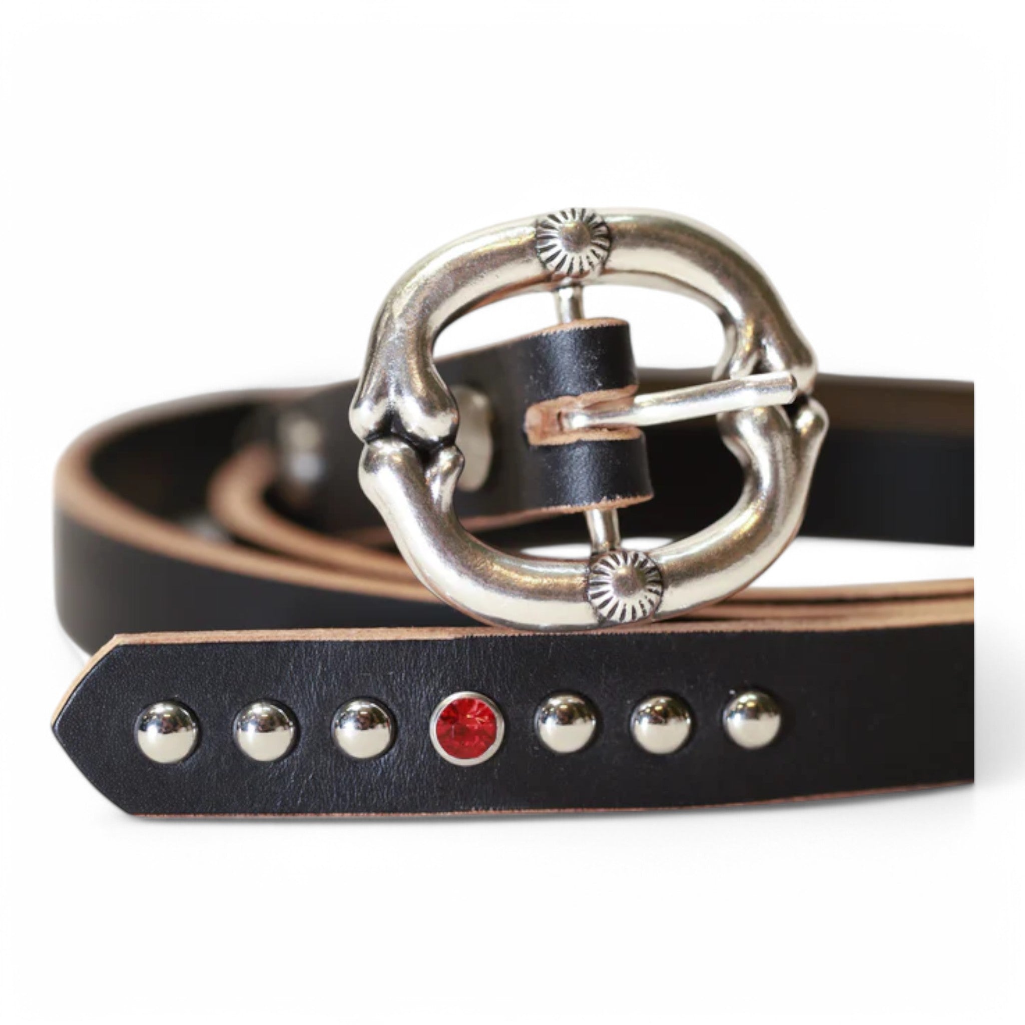 Sabotage Surplus Skinny Belt 1.6 Red Eye