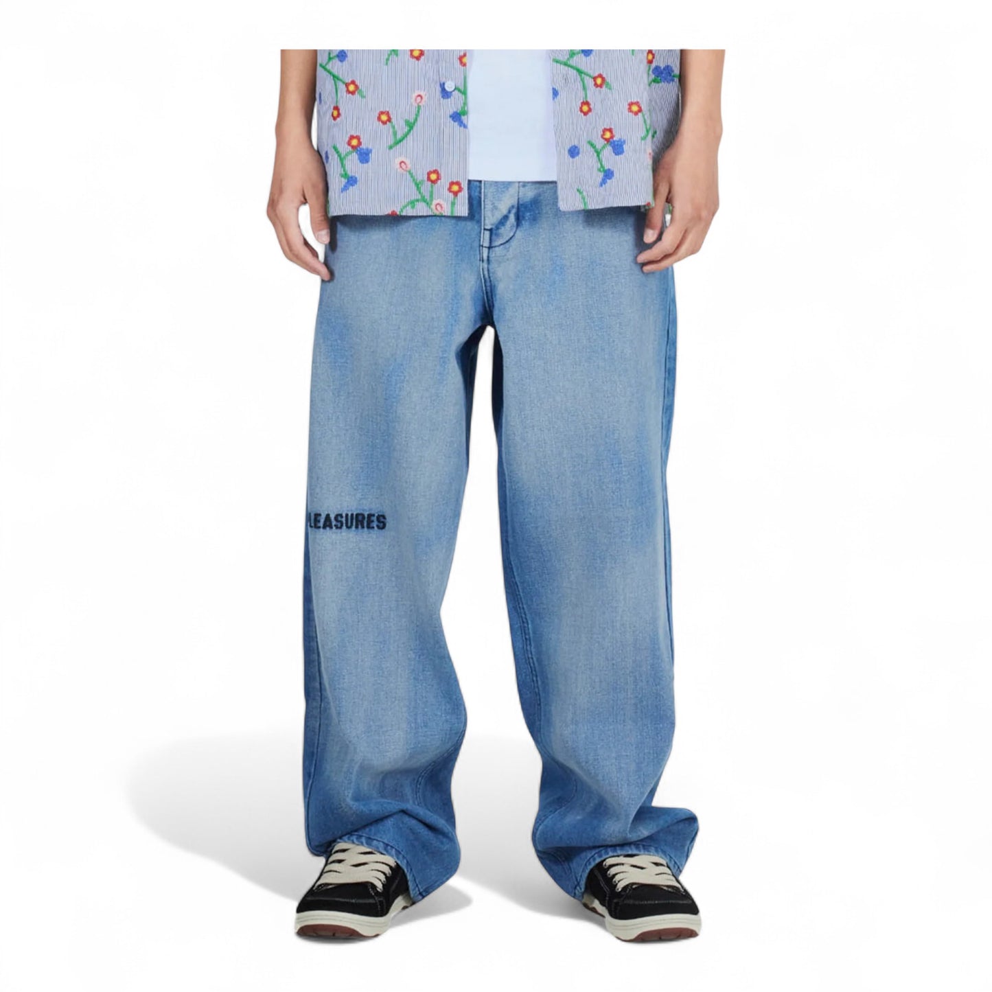 PLEASURES OIL FORMULA BAGGY JEANS