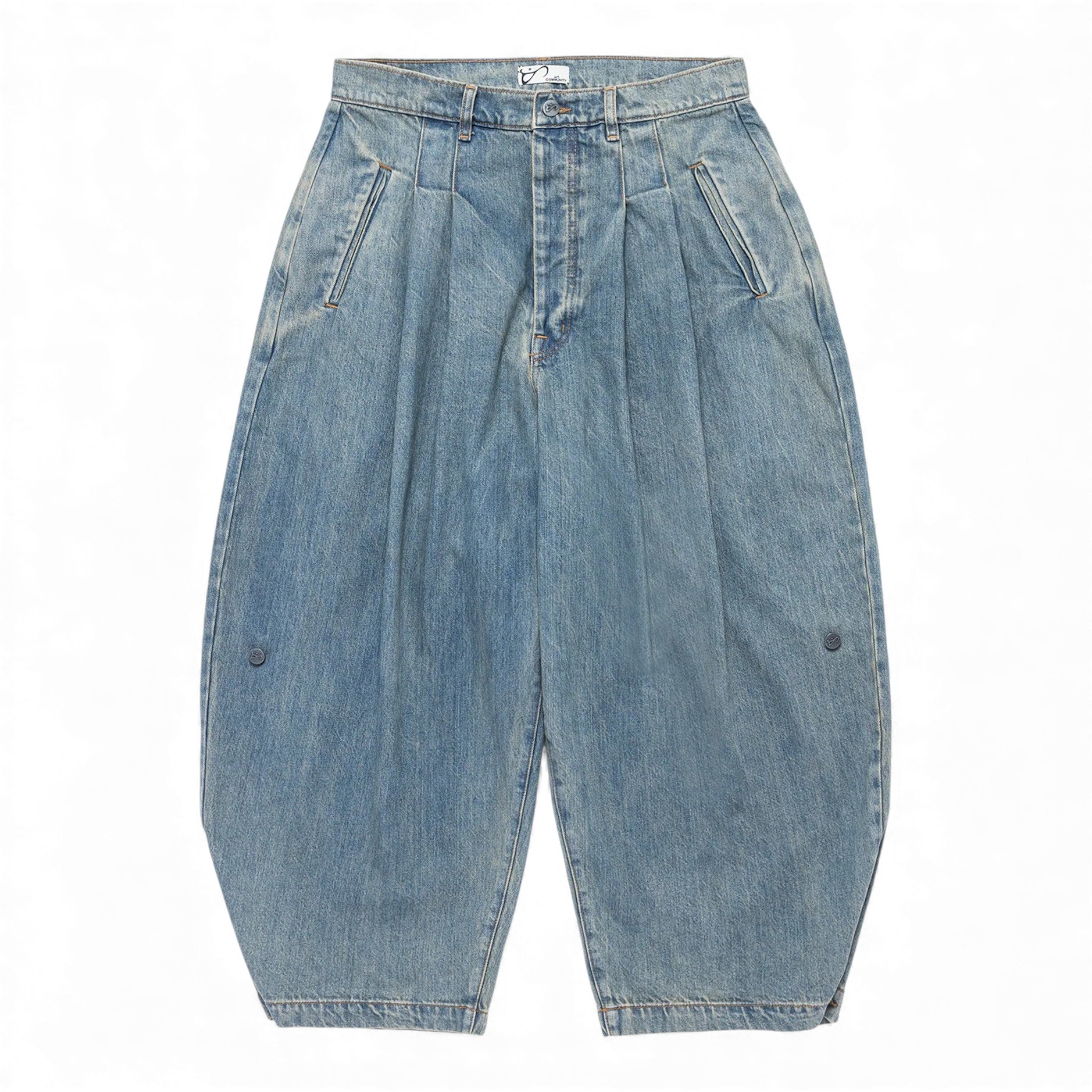 Art Community Washed Indigotriptych Japanese Denim