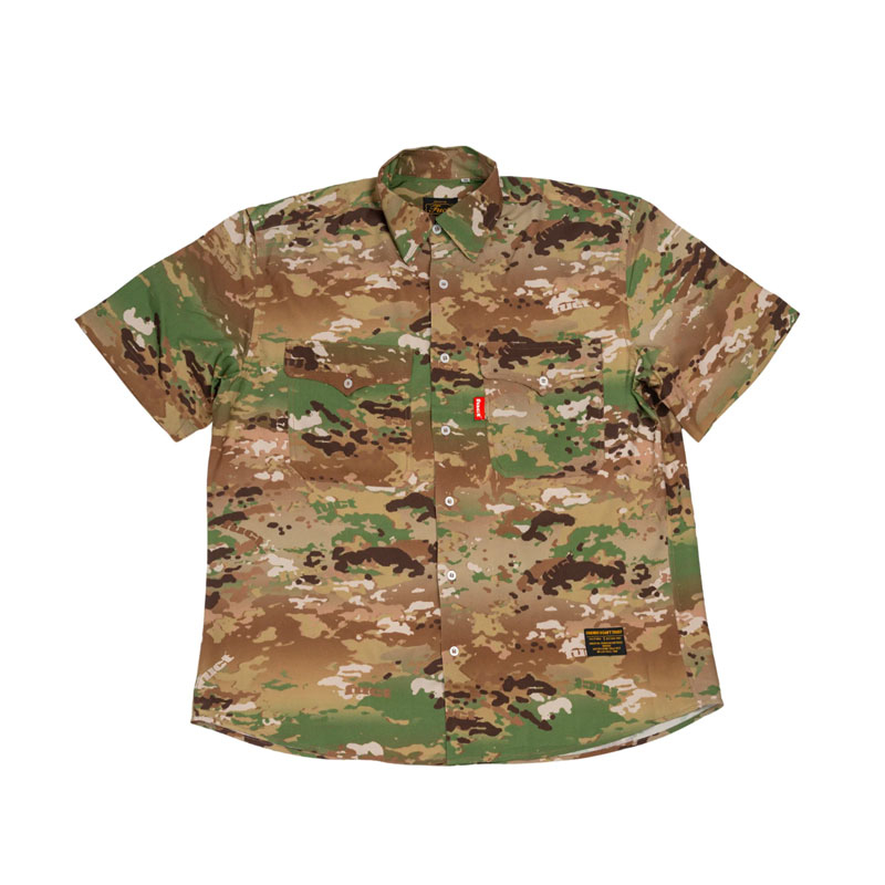 Fuct S/s Workwear Shirt Camouflage
