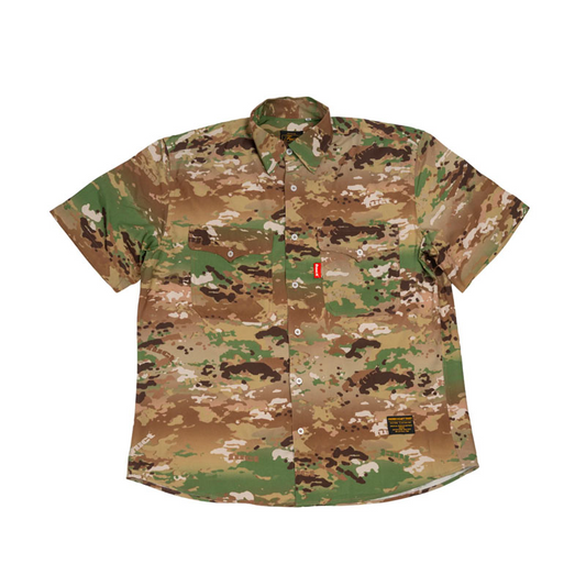 FUCT S/S WORKWEAR SHIRT CAMOUFLAGE