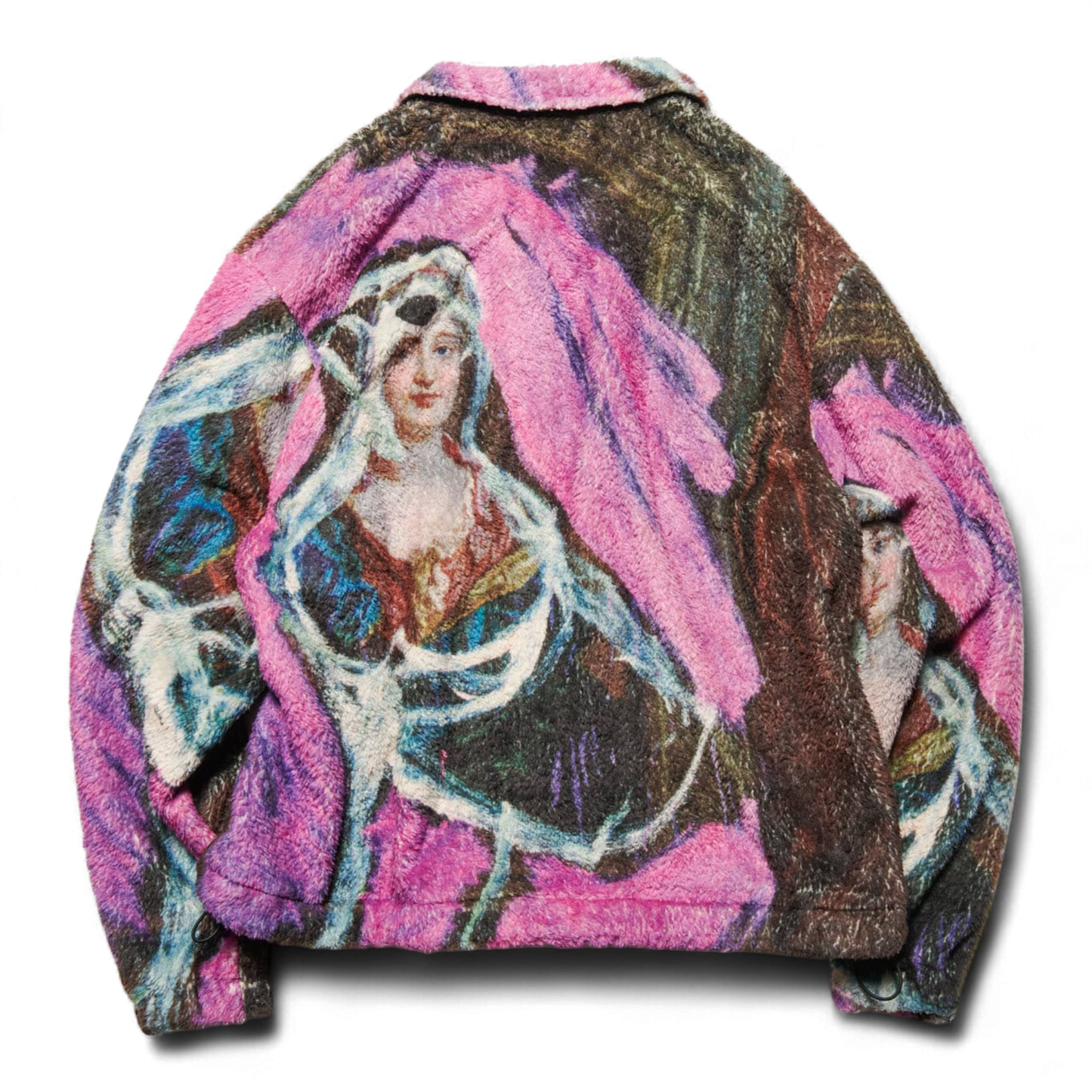UNIFORM EXPERIMENT ASGER JORN: PAINTING FLEECE BLOUSON