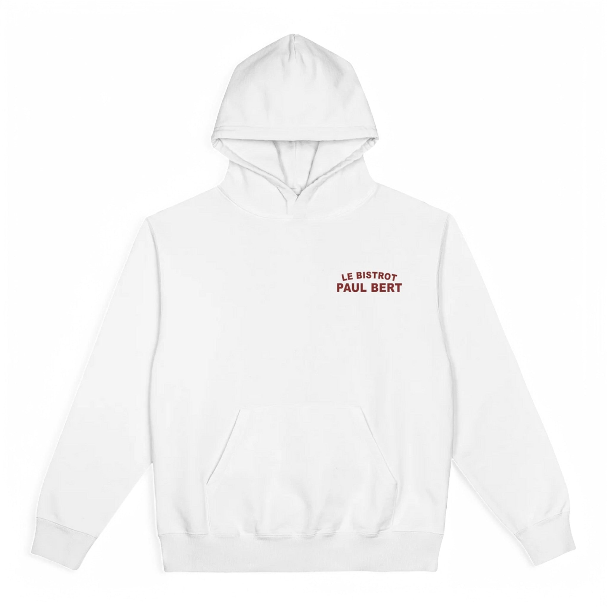 Giftshop Bistrot Paul Bert The White Signature Hooded Sweatshirt