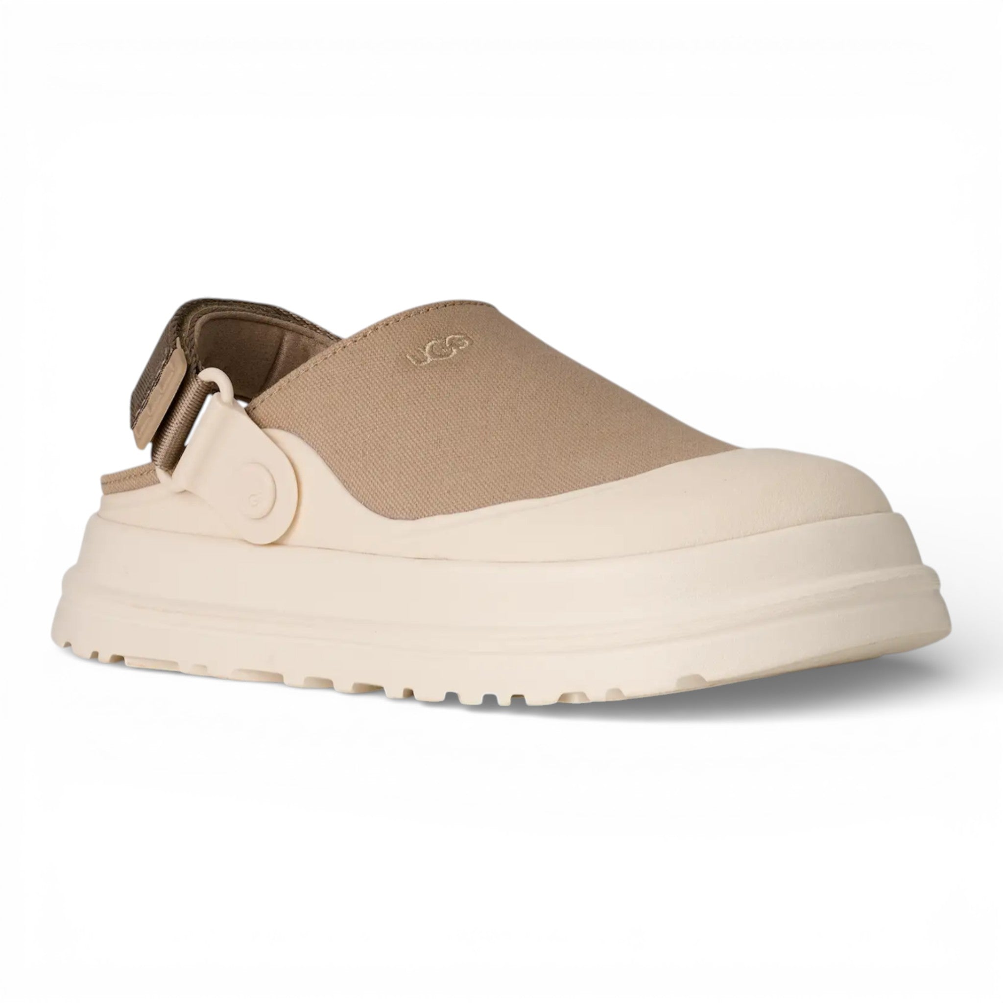 Womens Ugg Goldenglow Canvas Clog Mustard Seed