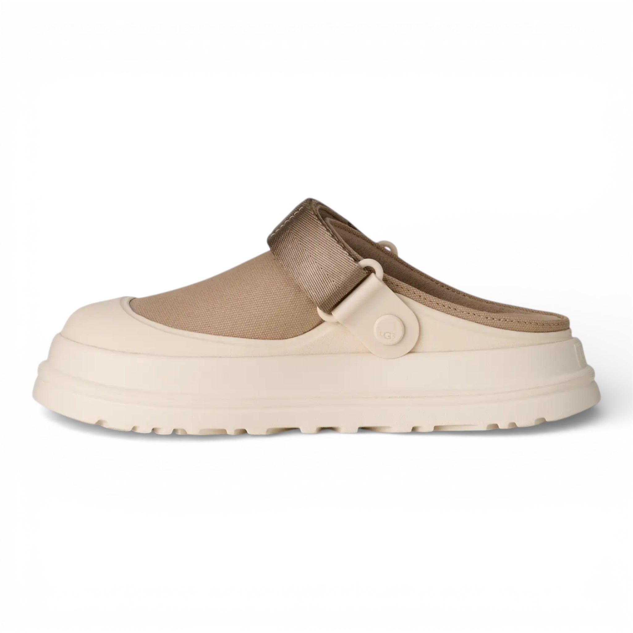 Womens Ugg Goldenglow Canvas Clog Mustard Seed