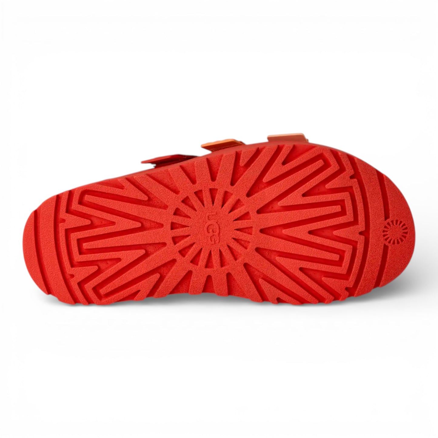 WOMENS UGG GOLDENGLOW SLIDE RED PEPPER MULTI