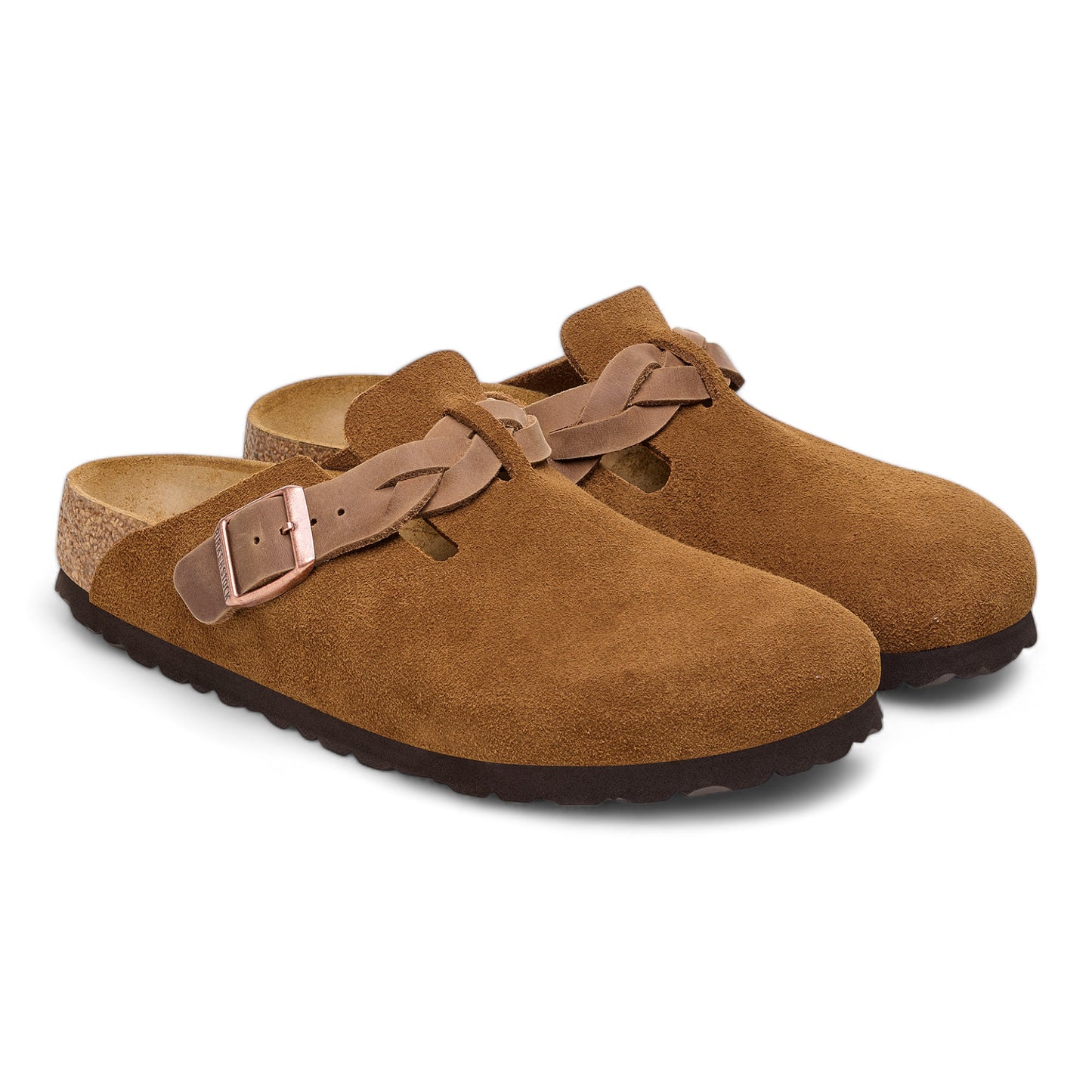 BIRKENSTOCK BOSTON BRAIDED MINK