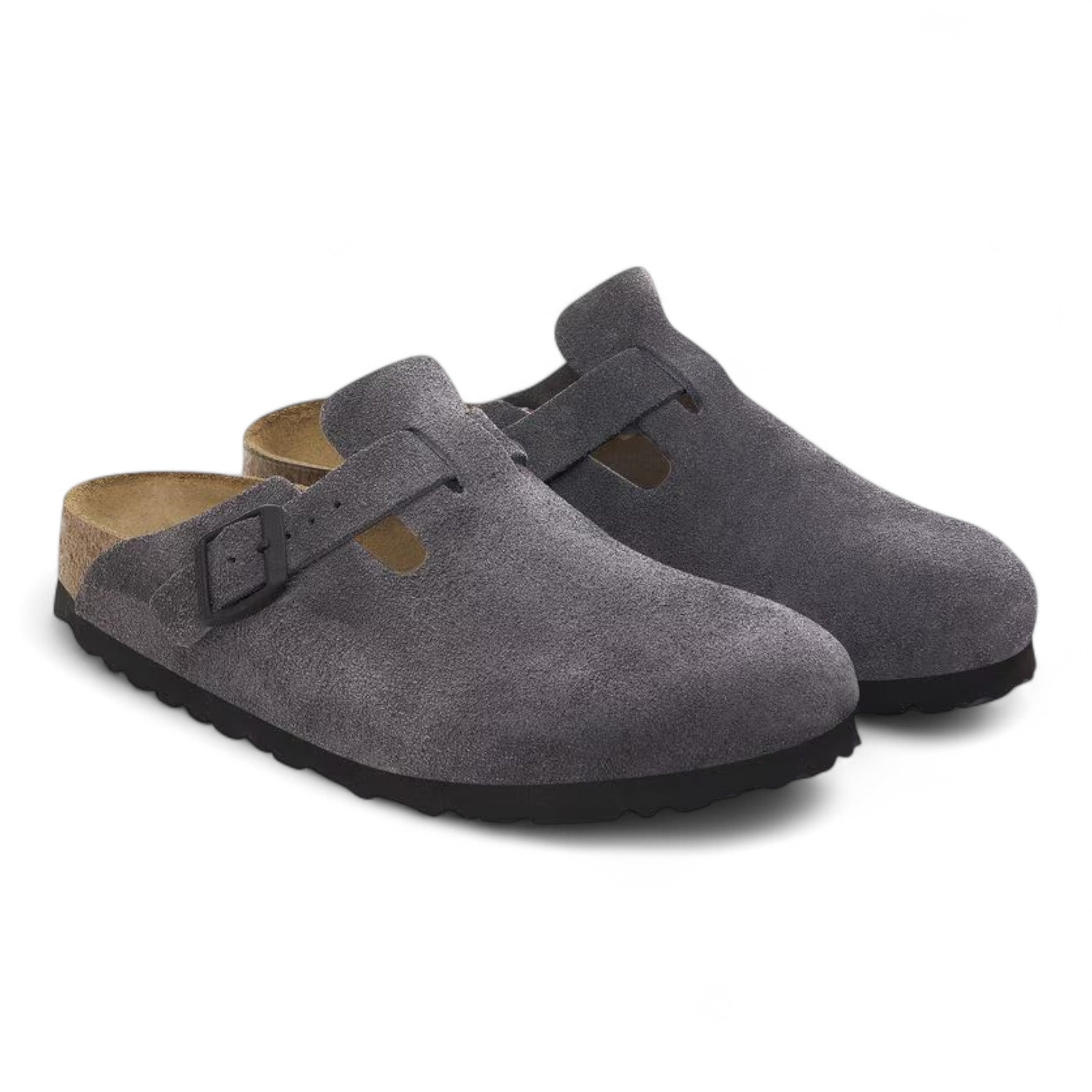 Birkenstock Boston Bs Velvet Grey