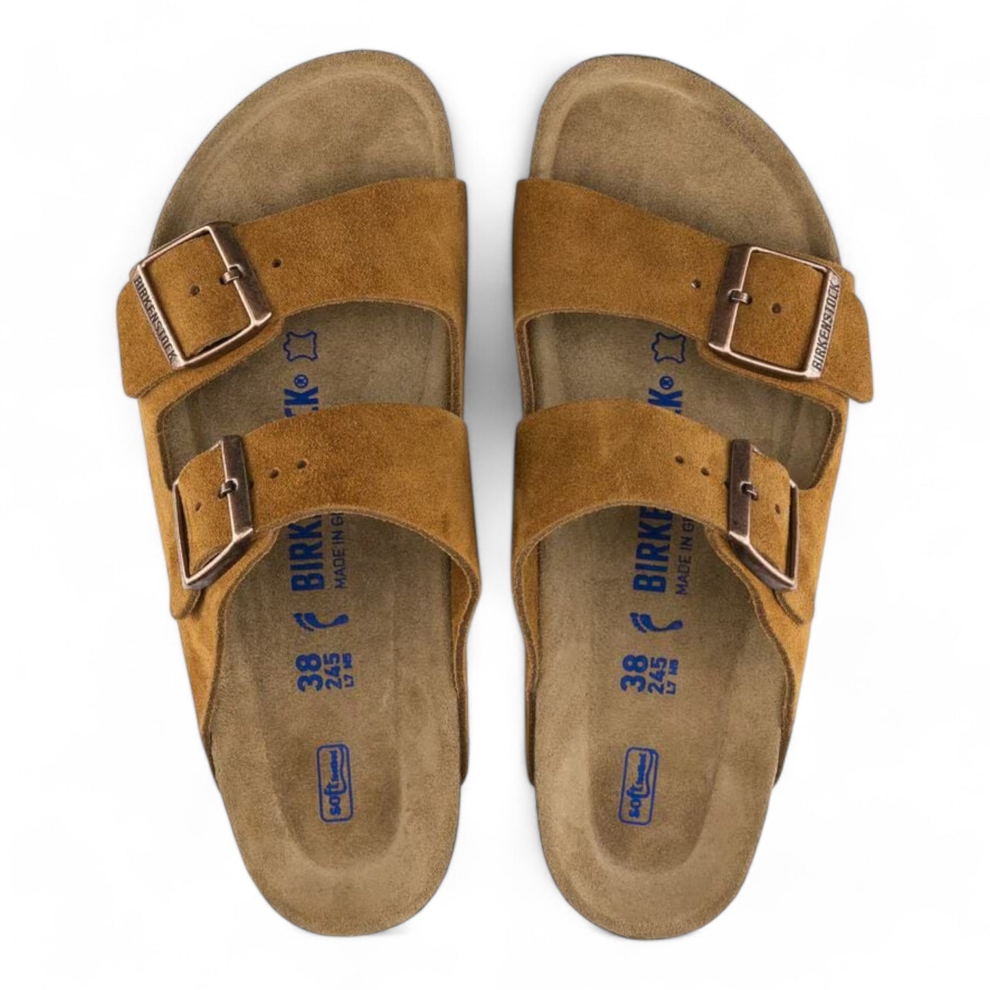 BIRKENSTOCK ARIZONA SOFT FOOTBED SUEDE