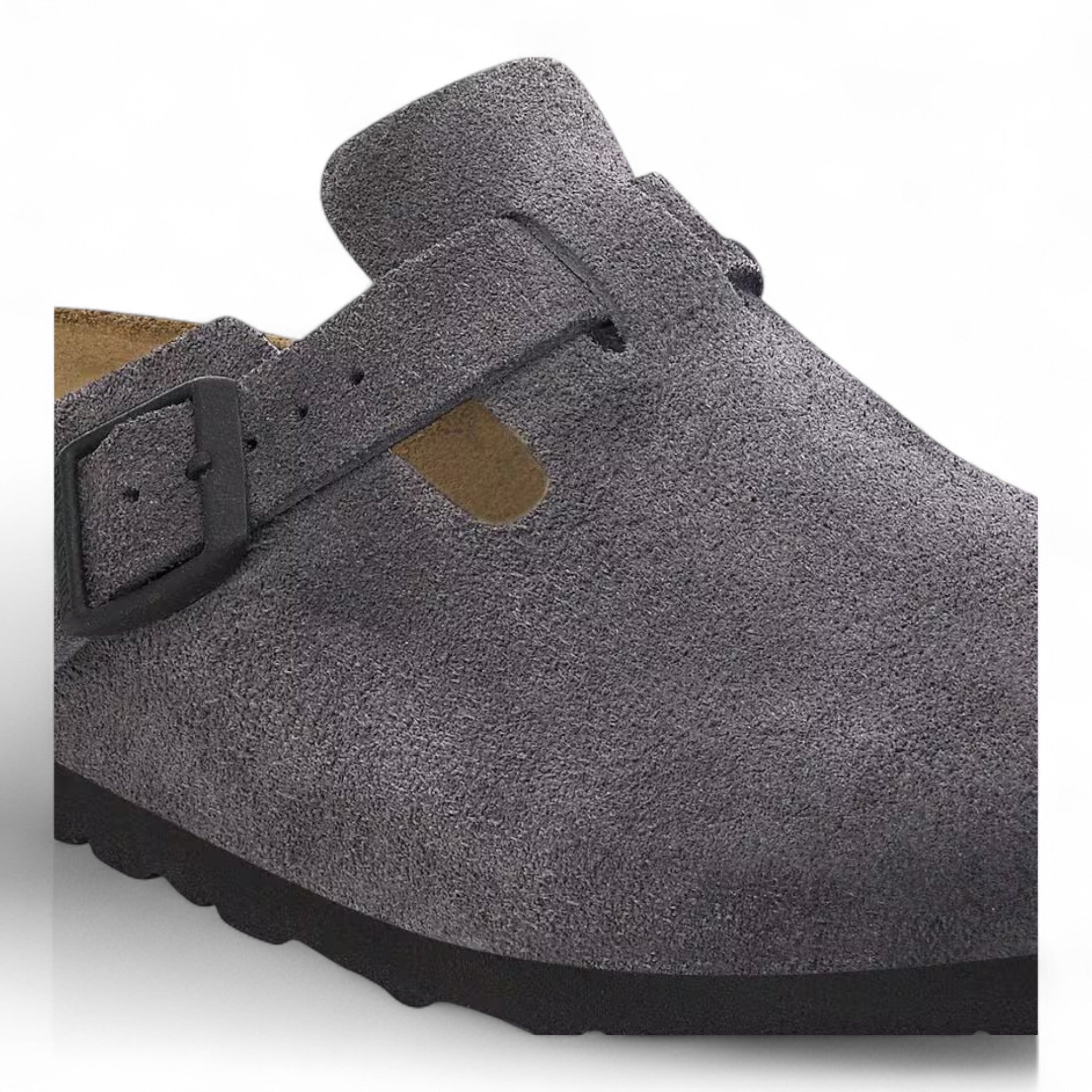 Birkenstock Boston Bs Velvet Grey