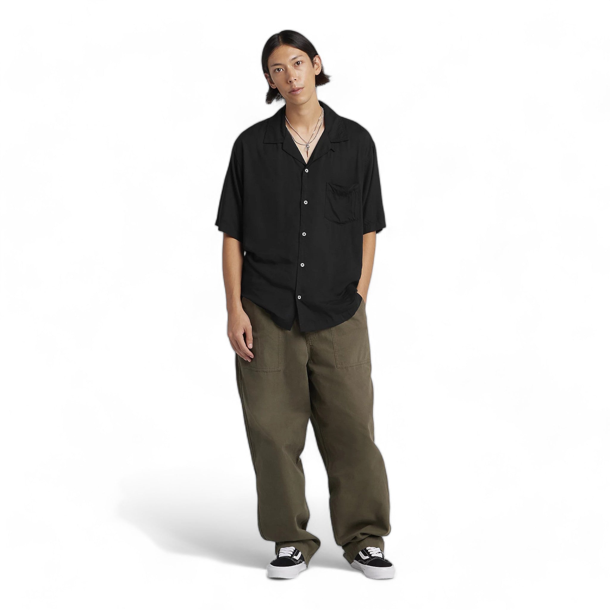 Vans Premium Camp Collar Woven Short Sleeve Shirt