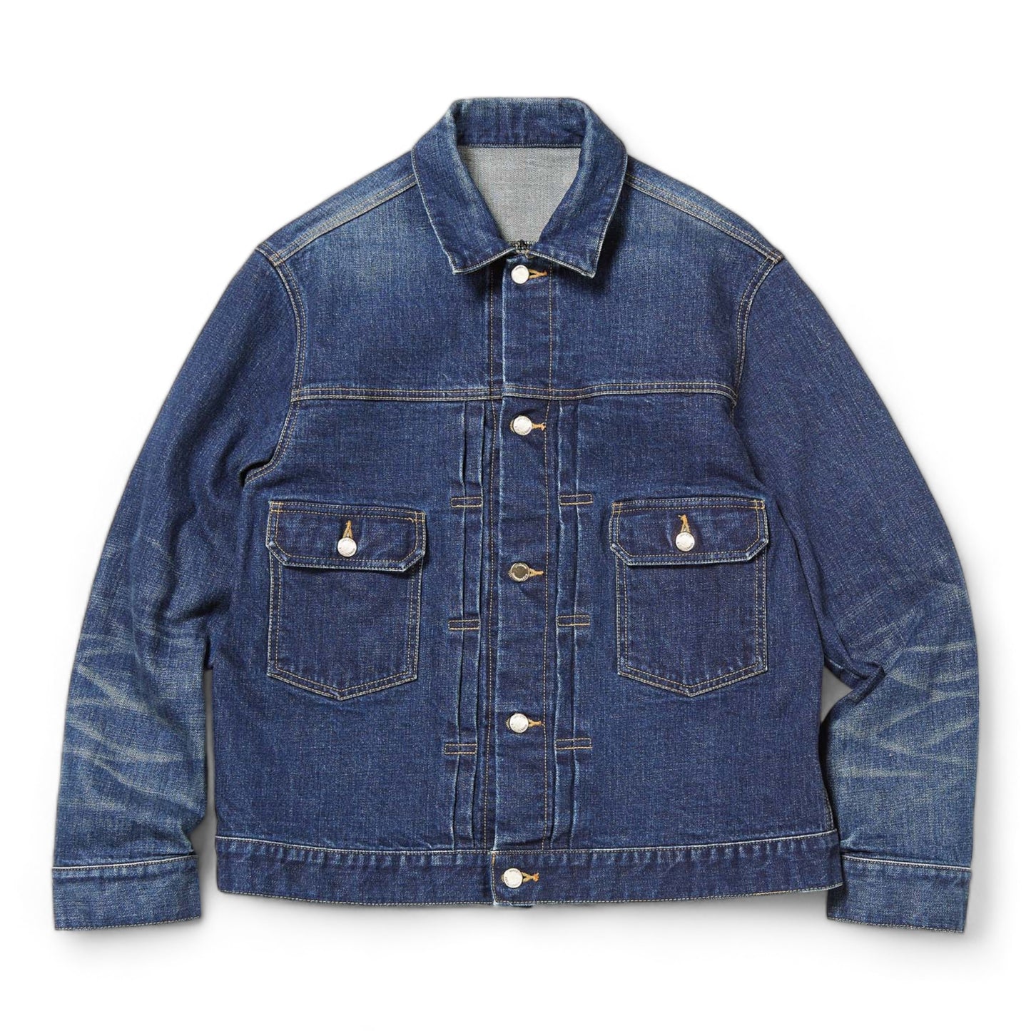 UNIFORM EXPERIMENT DAMAGED DENIM JACKET