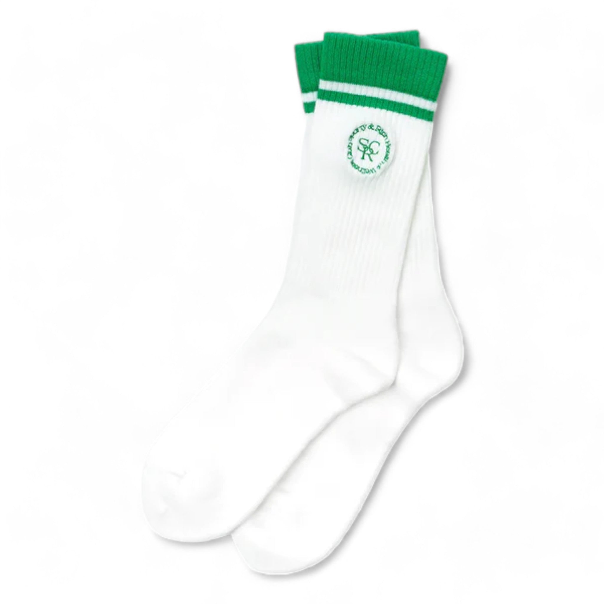 Sporty & Rich Srhwc Embroidered Socks