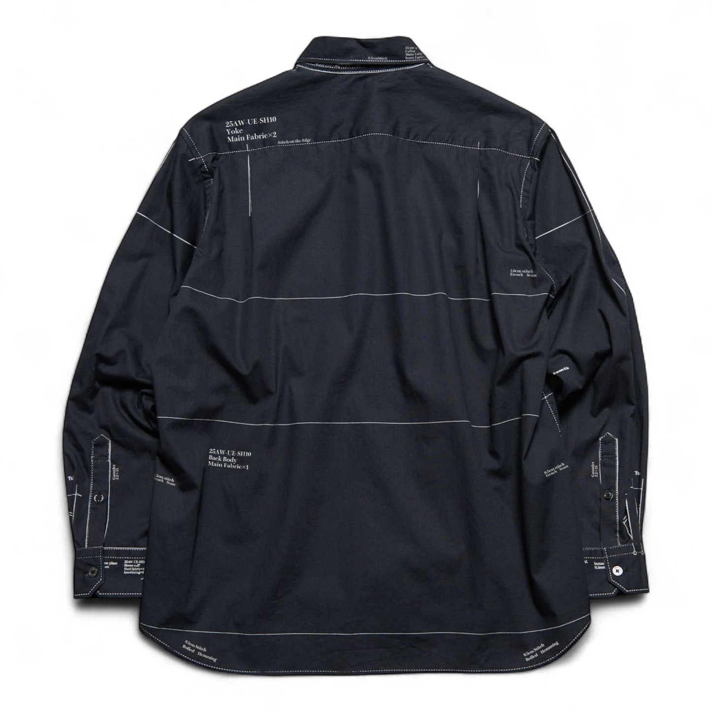 UNIFORM EXPERIMENT X FRAGMENT MAP-OUT SHIRT