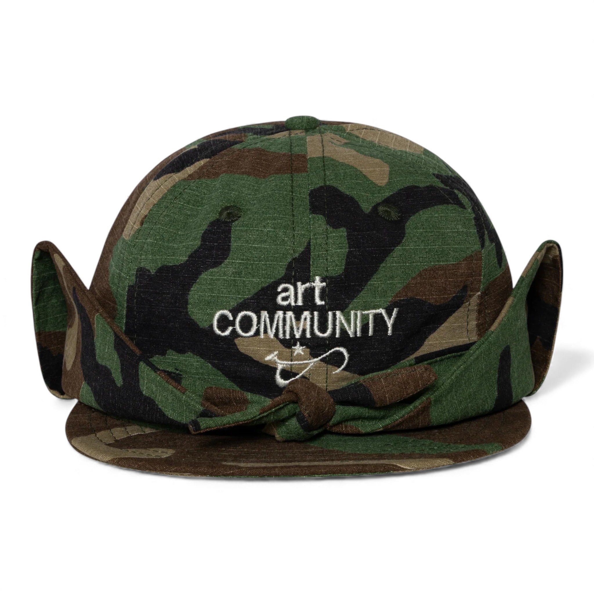 Art Community Ripstop Camo Short Brim Triptych Cap