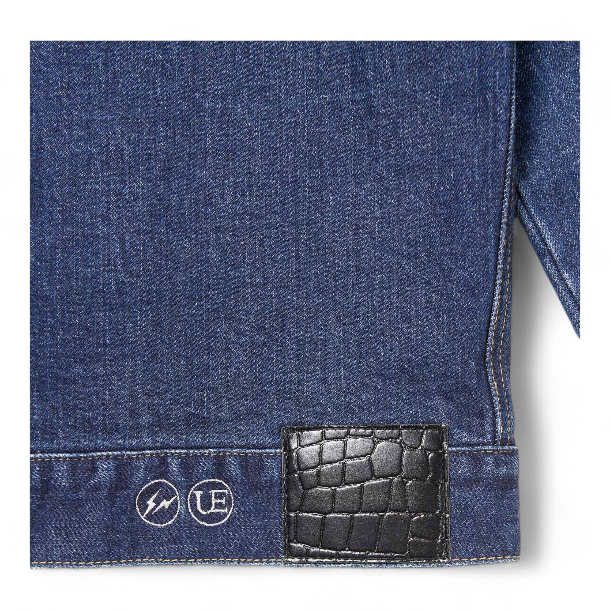 Uniform Experiment Damaged Denim Jacket