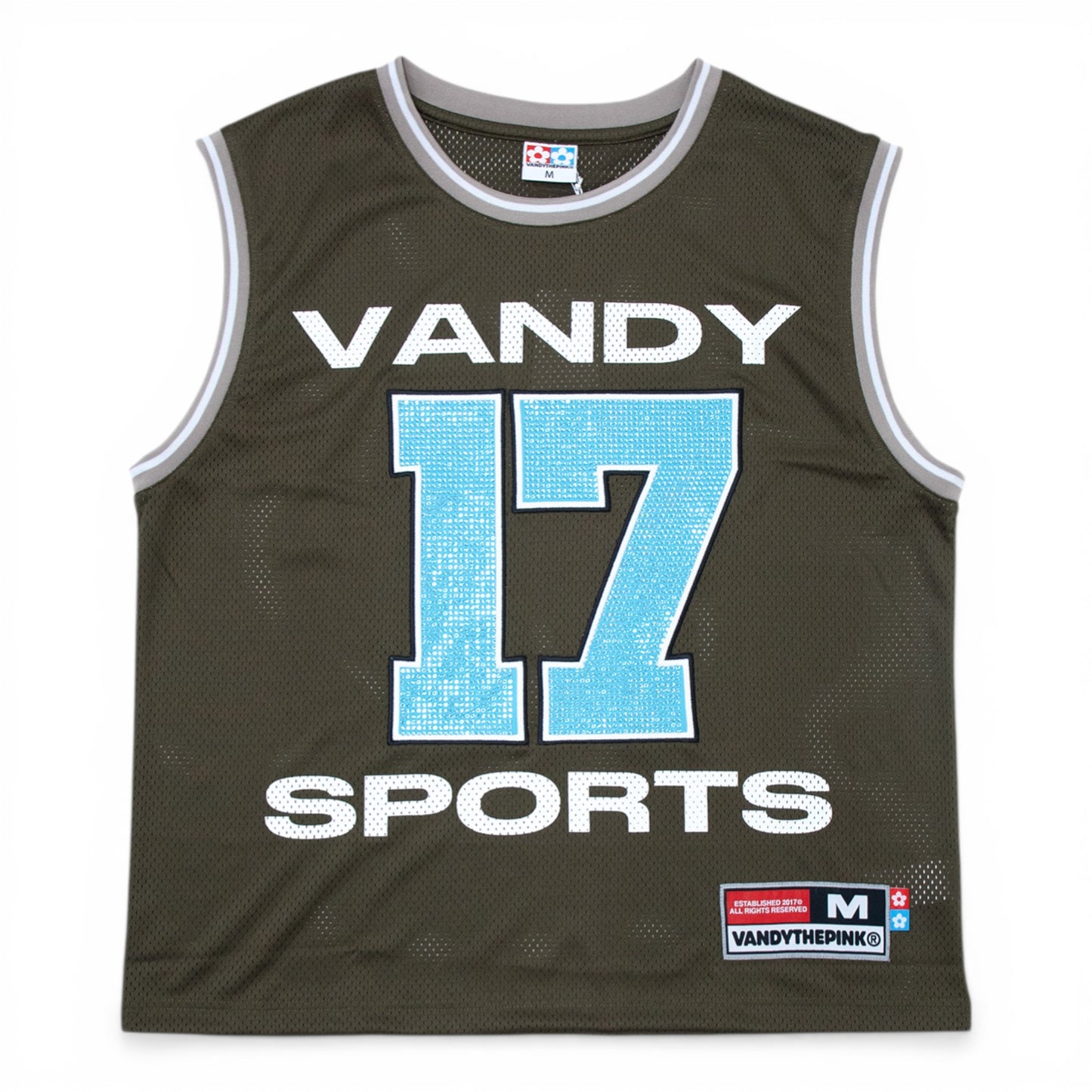 VANDY THE PINK CRYSTAL BASKETBALL JERSEY